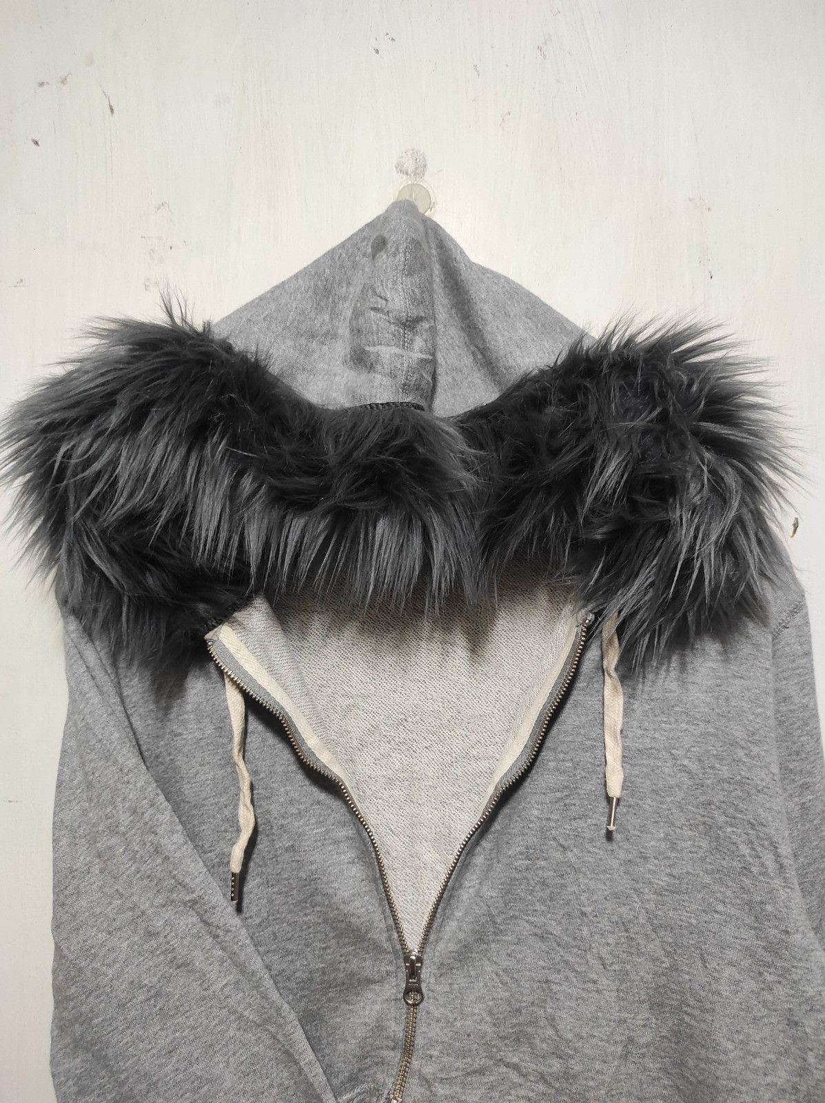 Japanese Brand Antiqulothes double zip fur hoodie LGB style Size US M / EU 48-50 / 2 - 4 Thumbnail