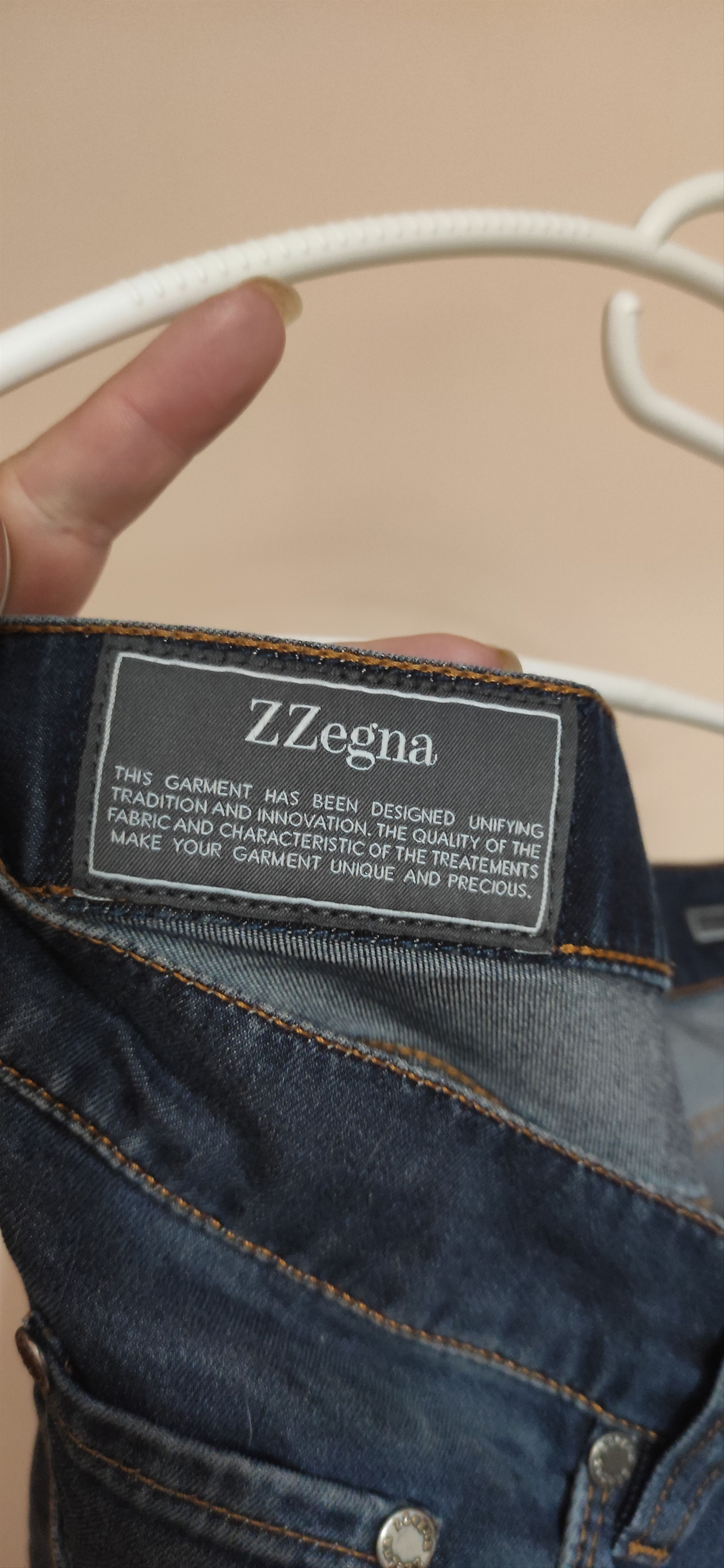 Z Zegna The men's jeans Z Zegna Size US 35 - 3 Thumbnail