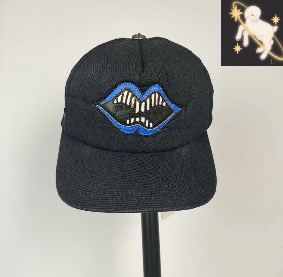 Chrome Hearts Chrome Hearts Blue Hat 37 Men Size ONE SIZE - 1 Thumbnail