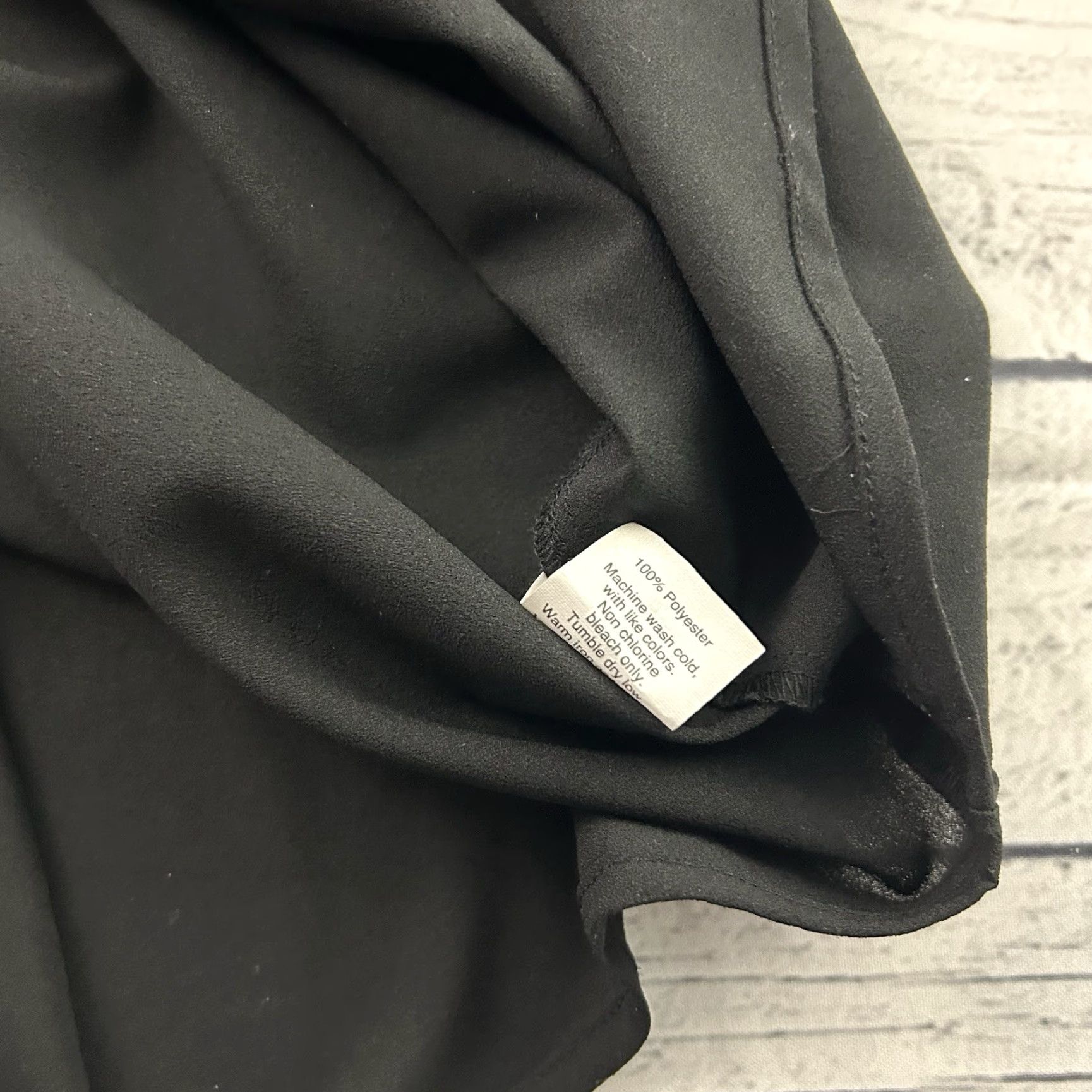 J.Crew J.CREW Blouse Ruffle 3/4 Sleeve Women's XS Black Shirt Size XXS / US 00 / IT 34 - 5 Thumbnail
