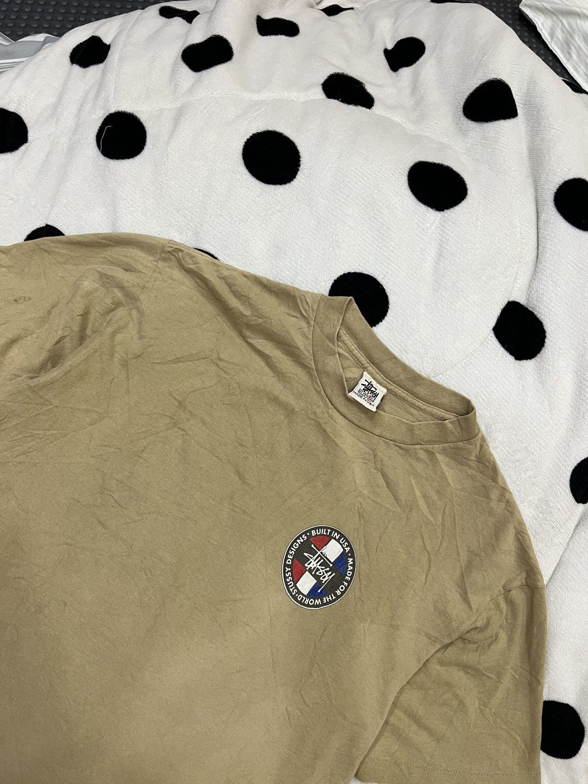 Stussy Vintage 90s Stussy “Built in USA Made For The World” Tshirt Size US XL / EU 56 / 4 - 3 Thumbnail