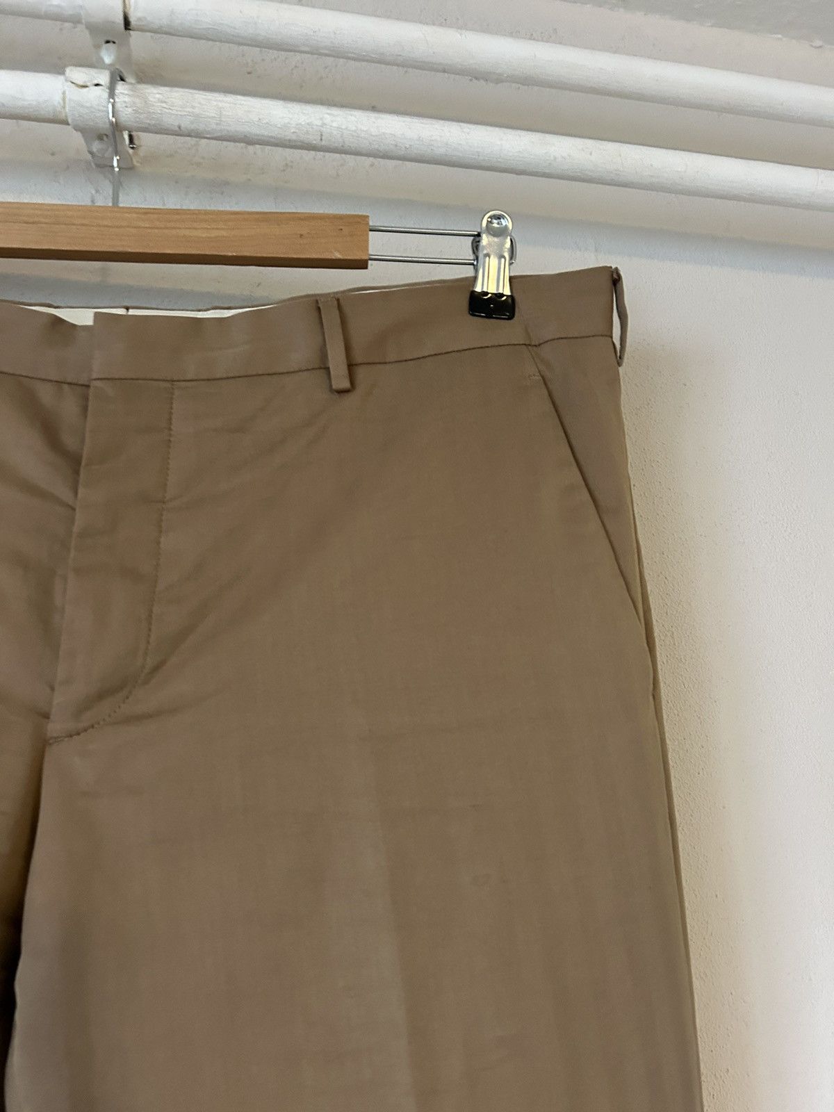 Prada Prada Khaki Cotton Trousers - Size 54 Size US 38 / EU 54 - 3 Thumbnail