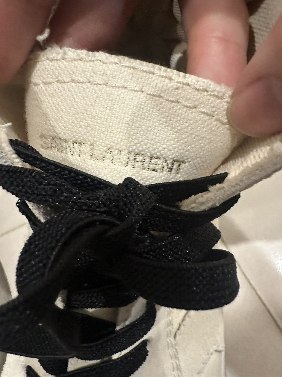 Saint Laurent Paris 17aw Saint Laurent Smoking Forever High-Top Sneakers Size US 7 / EU 40 - 3 Thumbnail