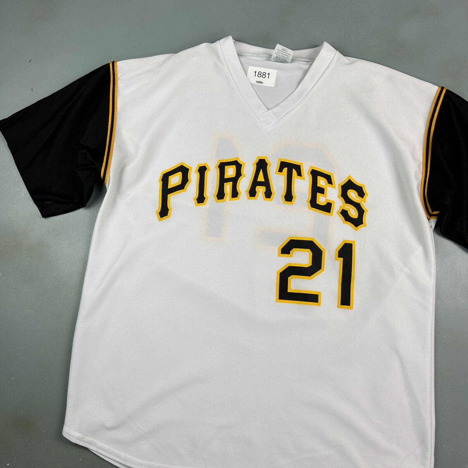 Vintage VINTAGE | Pittsburgh Pirates MLB Baseball Jersey sz XL Size US XL / EU 56 / 4 - 2 Thumbnail