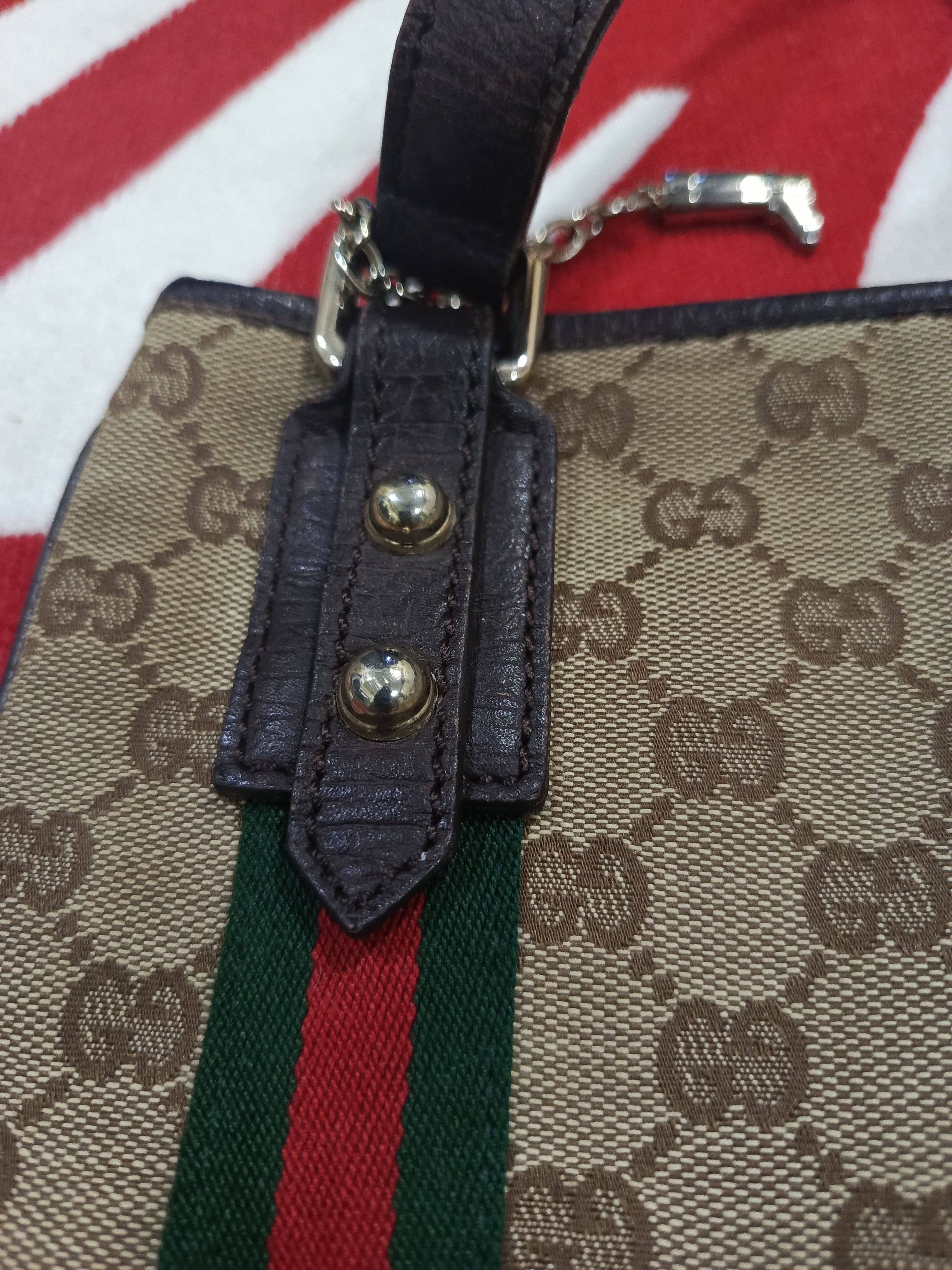 Gucci Gucci Brown GG Canvas Jolicoeur Crossbody Bag Size ONE SIZE - 7 Thumbnail
