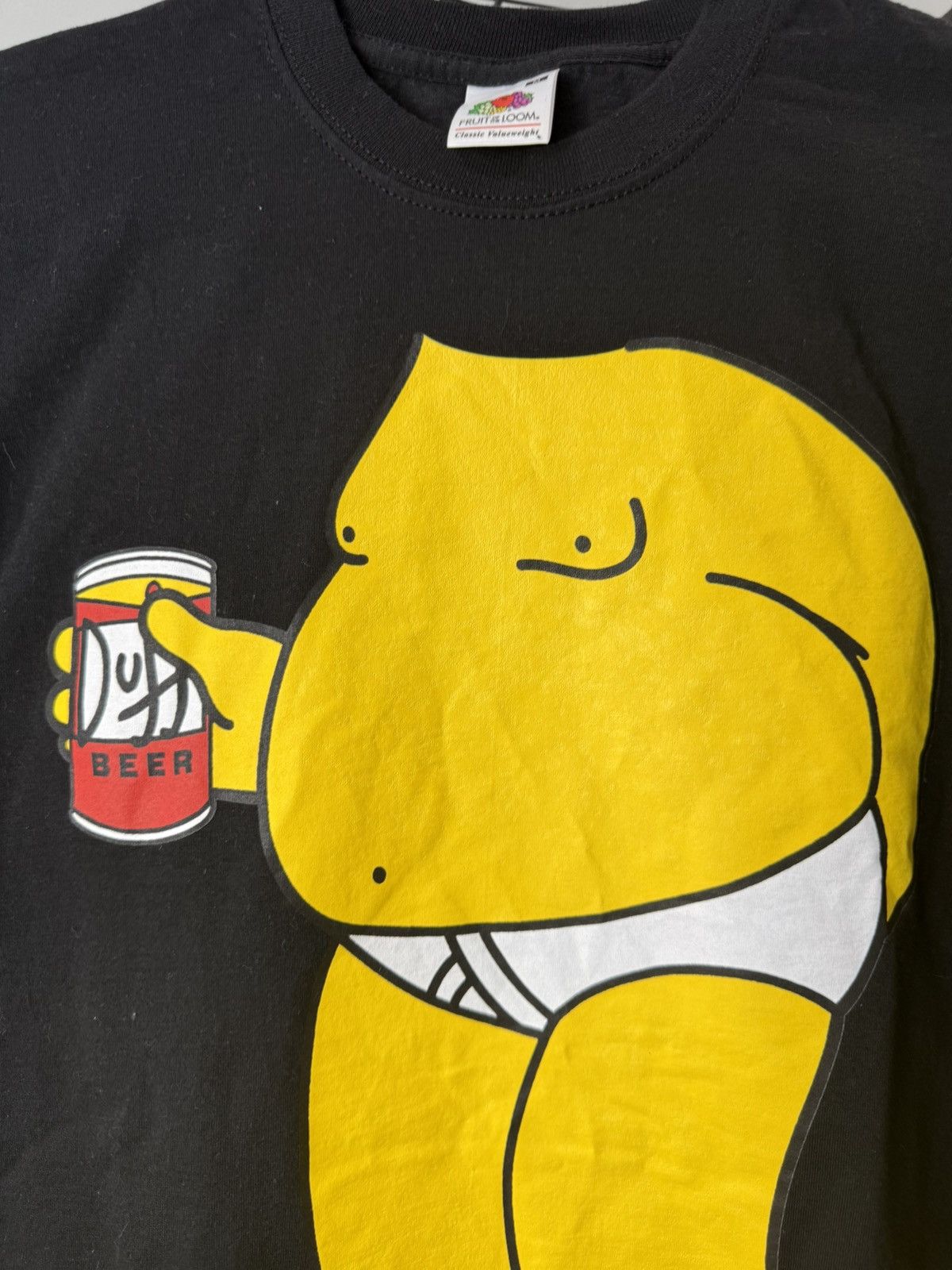 The Simpsons 00’s Vintage Simpsons Drink Beer Duff T Shirt Size US M / EU 48-50 / 2 - 2 Thumbnail