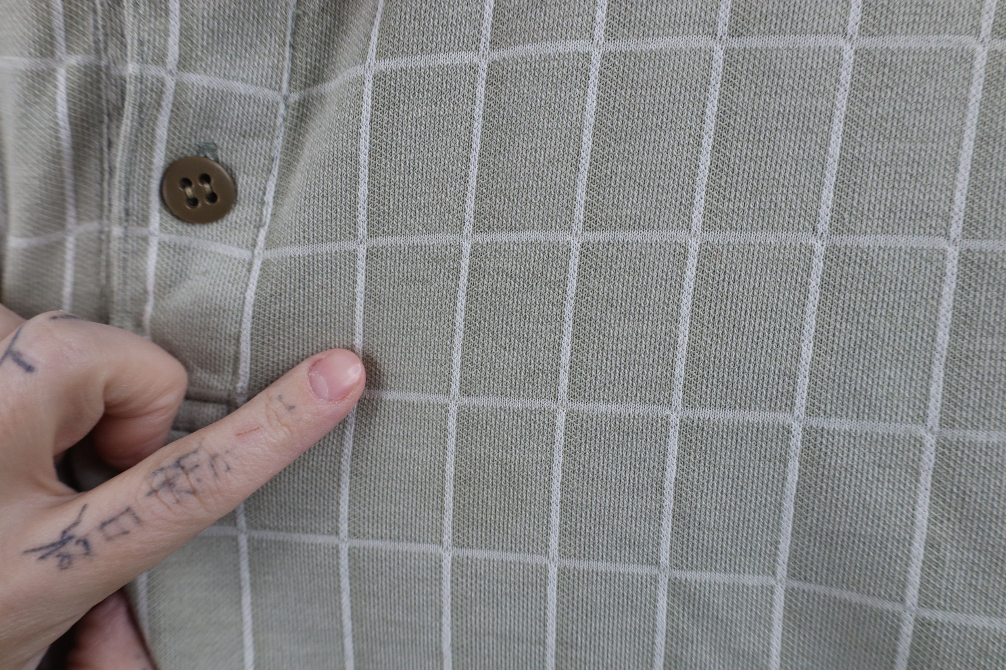 Vintage Vintage 90s Streetwear Checkered Collared Golf Polo Shirt Size US L / EU 52-54 / 3 - 6 Thumbnail