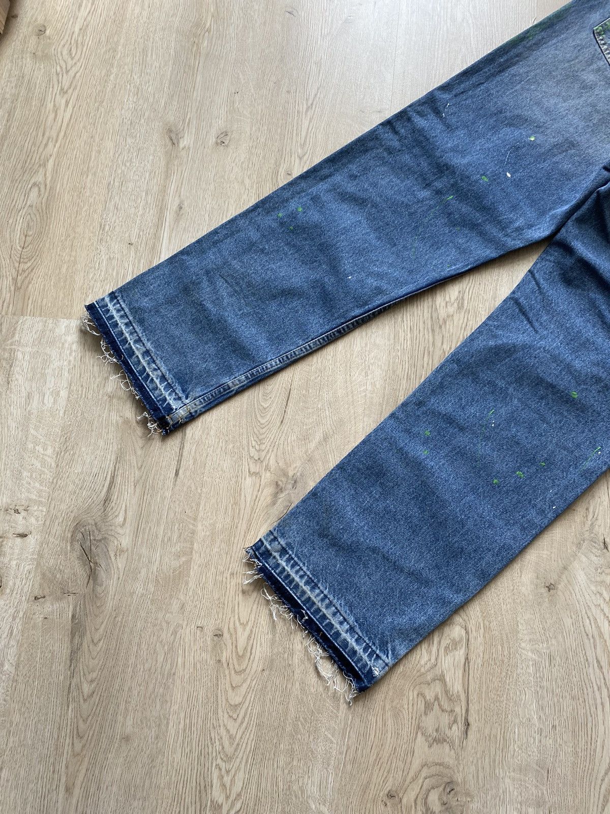 Hysteric Glamour × Le Grande Bleu (L.G.B.) × Vintage Vintage Distressed Jeans Patchwork Faded Japanese Rare Y2K Size US 32 / EU 48 - 8 Thumbnail