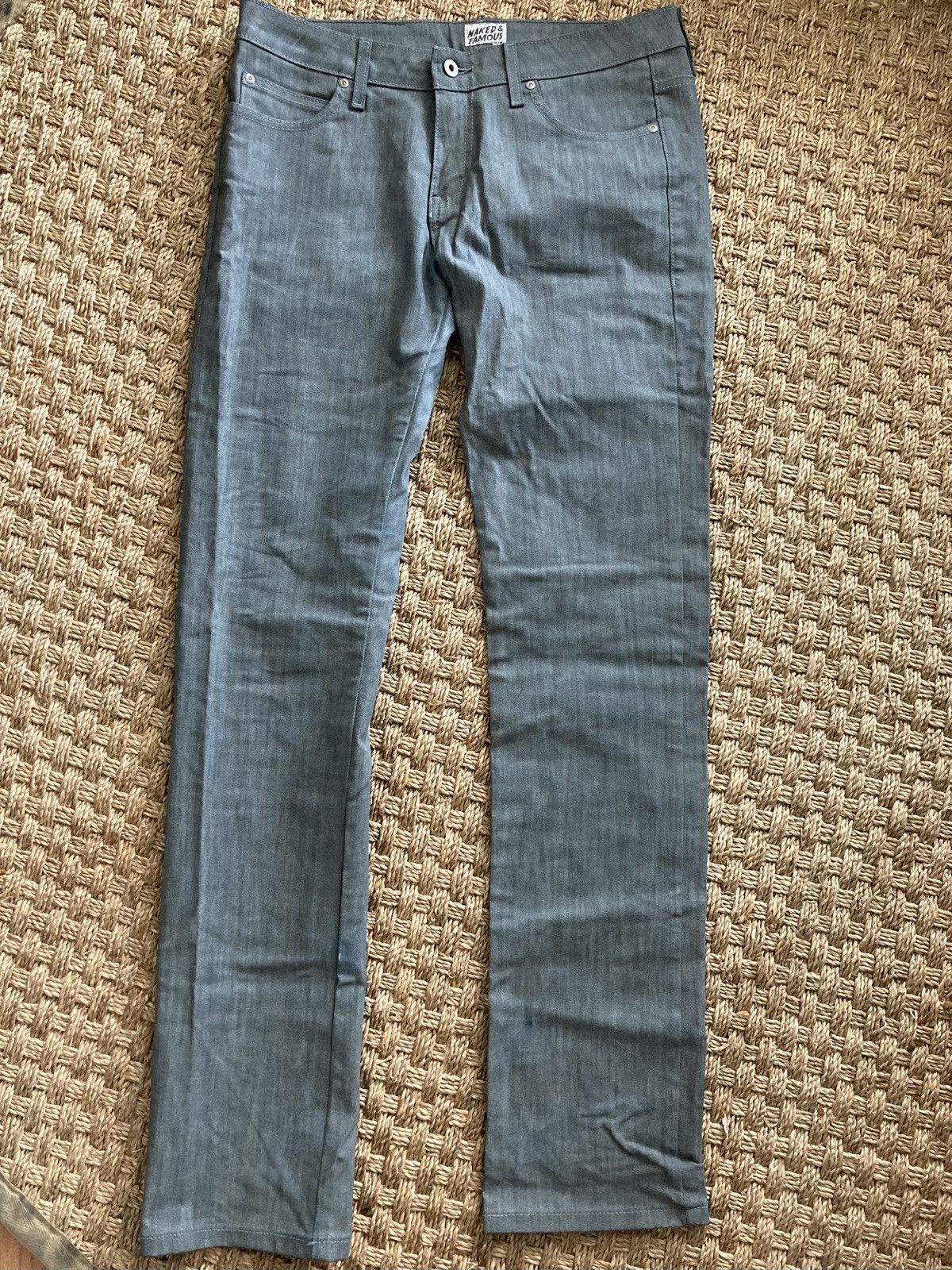 Naked & Famous Naked and Famous Skinny Guy Glow in the dark Jeans Size US 34 / EU 50 - 1 Thumbnail