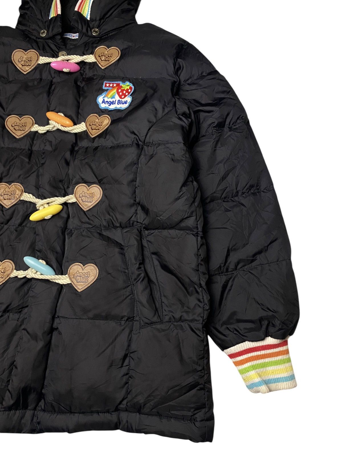Angel Blue 2000's Angel Blue Rainbow Cute Puffer Jacket Size US M / EU 48-50 / 2 - 4 Thumbnail