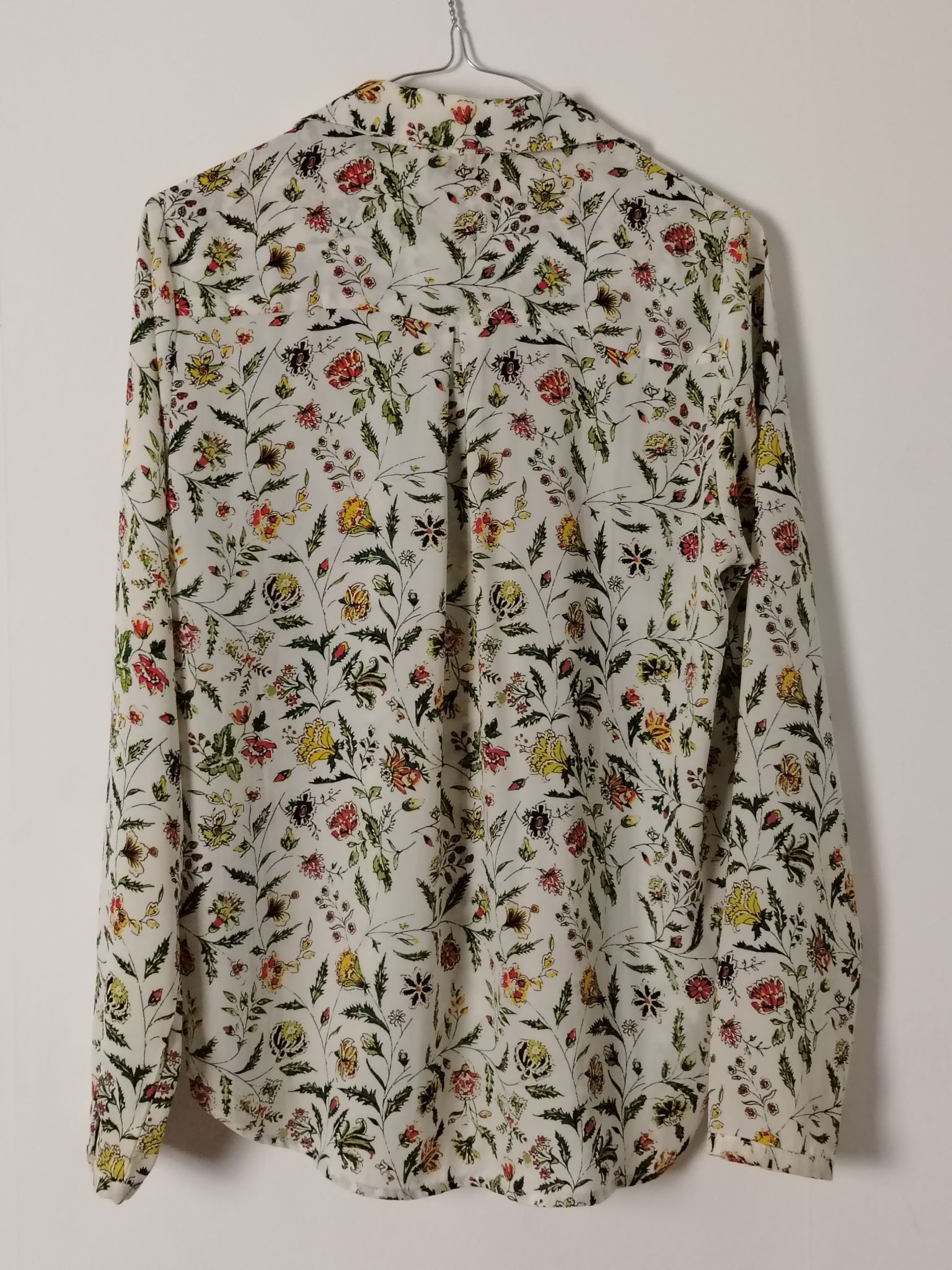 Other Pre-Loved Shirt Women's M Floral Long Sleeve Button Front Size M / US 6-8 / IT 42-44 - 2 Thumbnail