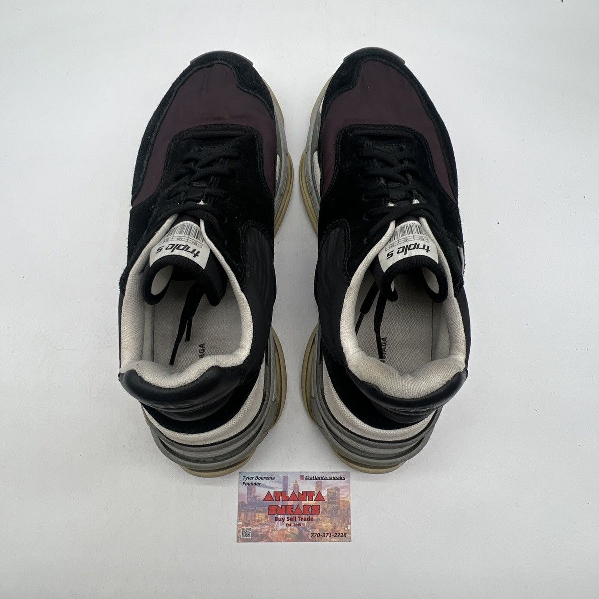 Balenciaga Balenciaga triple s sneaker Bordeaux Size US 12 / EU 45 - 6 Thumbnail