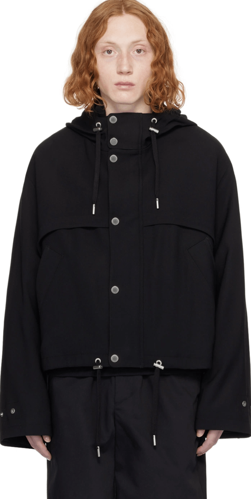 AMI AMI Paris Black Wool Short Parka Size US S / EU 44-46 / 1 - 1 Thumbnail