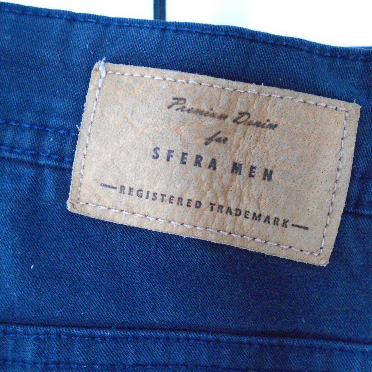 Vintage Men's Jeans Sfera. Dark blue. L. Used. Good Size US 34 / EU 50 - 2 Thumbnail