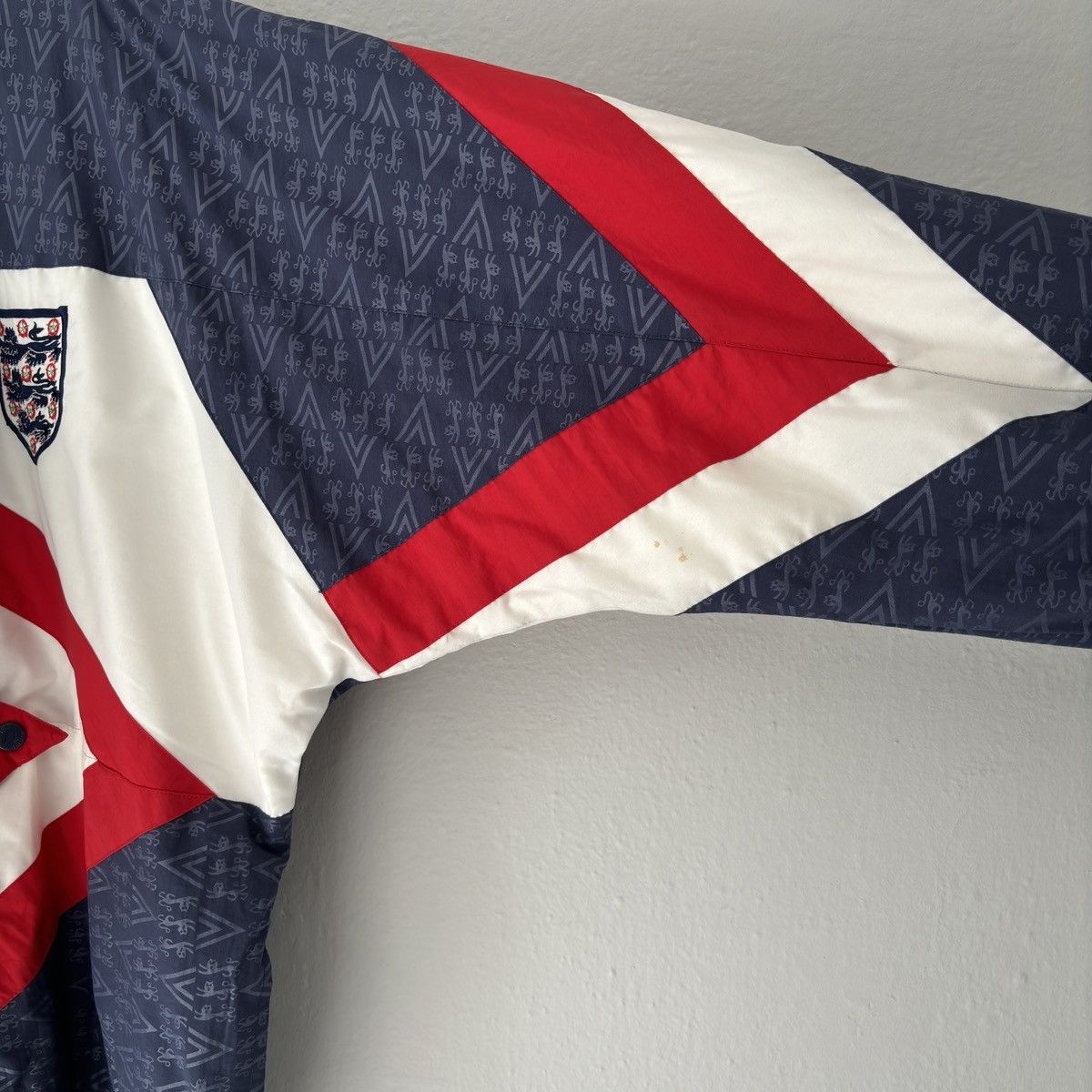 Umbro × Vintage 1990 1992 England National Team Umbro Training Soccer Jacket Size US XL / EU 56 / 4 - 4 Thumbnail
