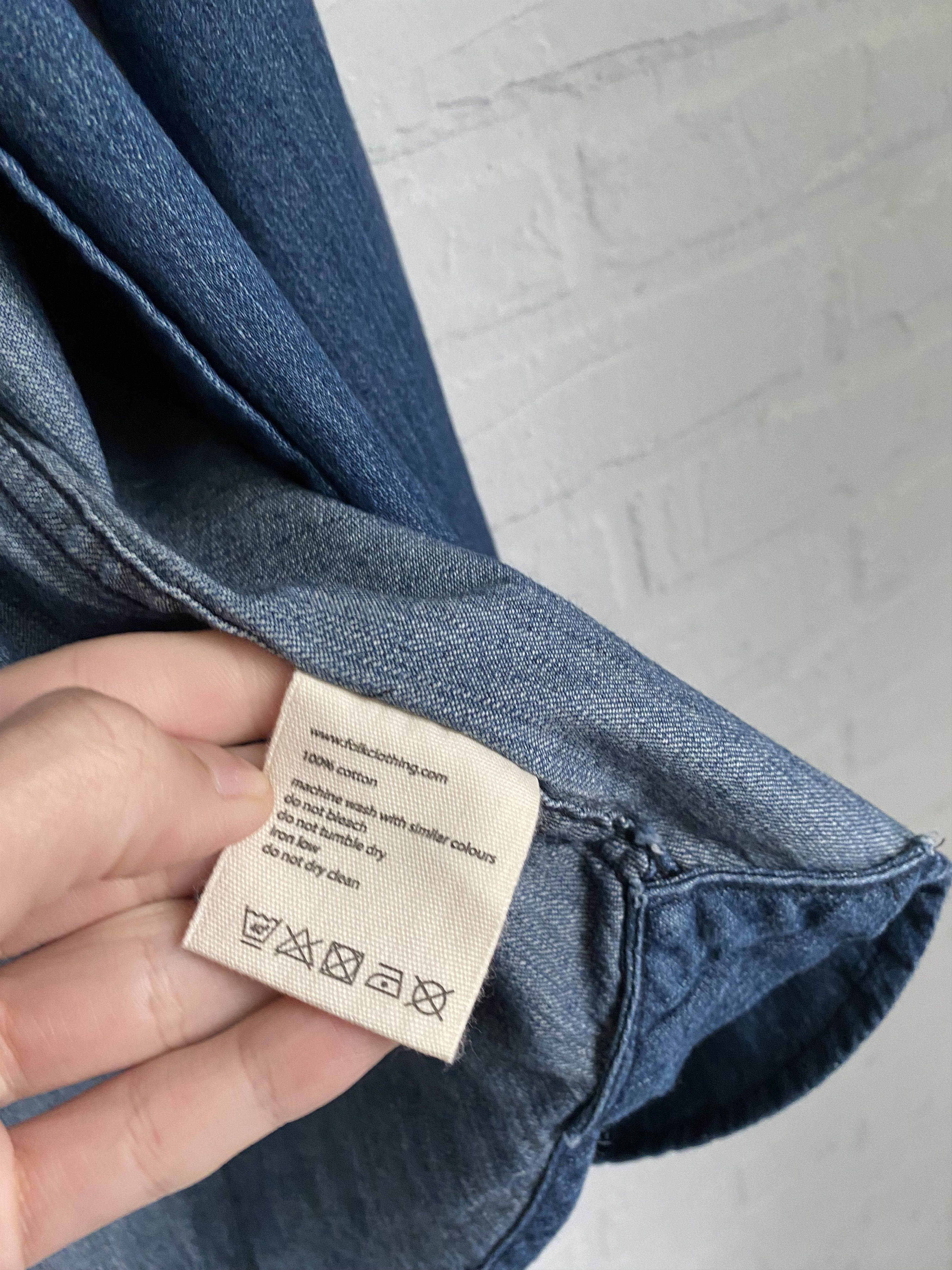Folk Folk denim indigo shirt Size US L / EU 52-54 / 3 - 7 Thumbnail