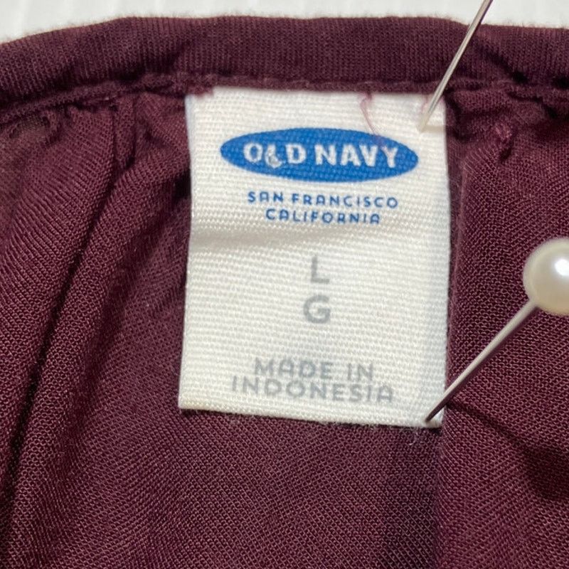 Old Navy Old Navy Burgundy Whimsigoth Boho Flowy Rayon Blouse Women L Size L / US 10 / IT 46 - 3 Thumbnail