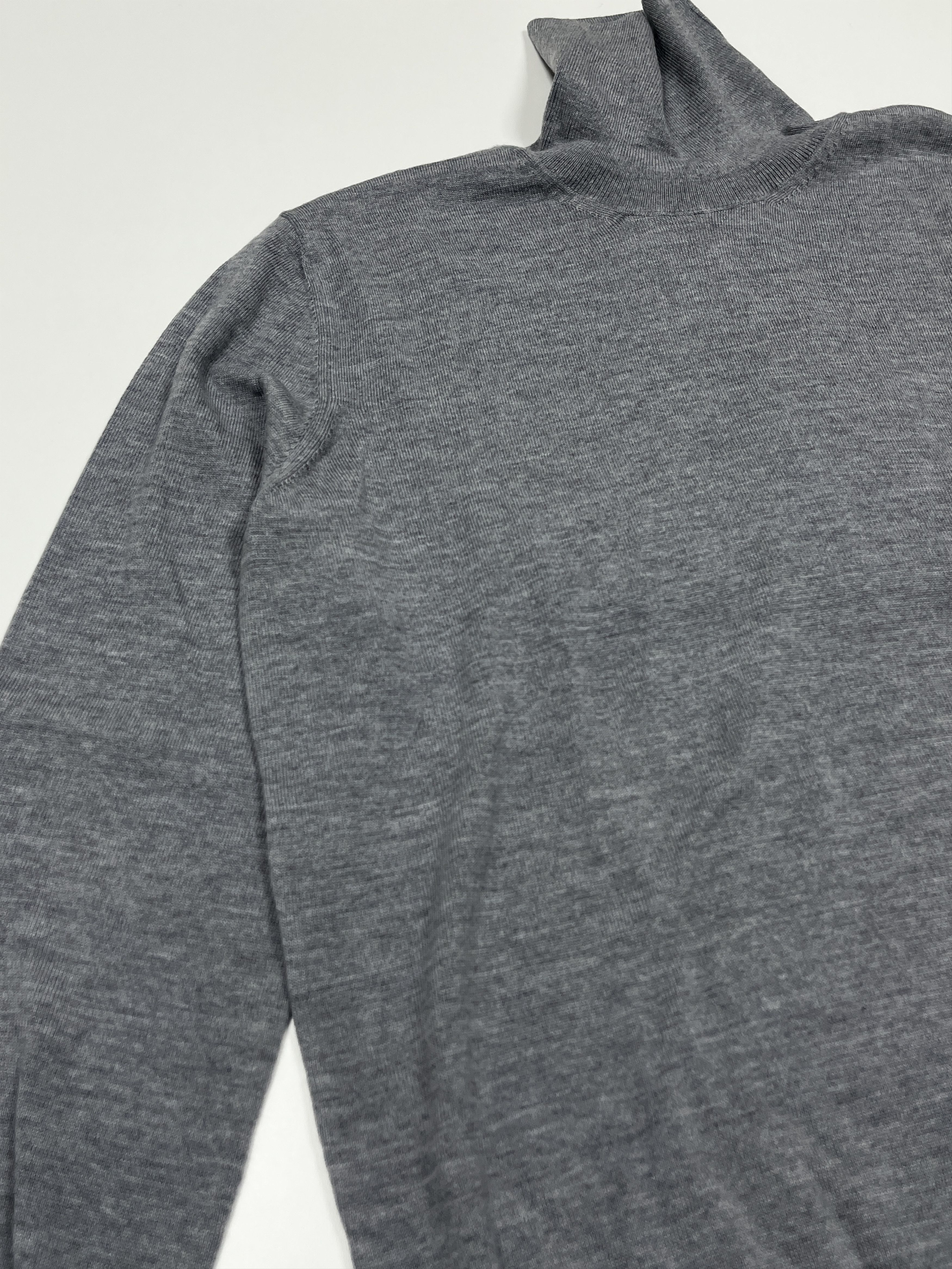 Ermenegildo Zegna Zegna Wool Turtleneck Sweater / Grey / XL / New with Tags Size US XL / EU 56 / 4 - 2 Thumbnail