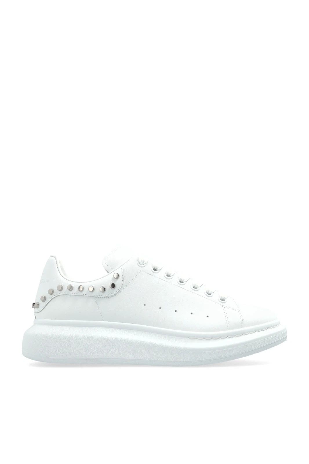 Alexander McQueen ALEXANDER MCQUEEN Men's Oversized White Studded Sneakers Size US 7.5 / EU 40-41 - 4 Thumbnail