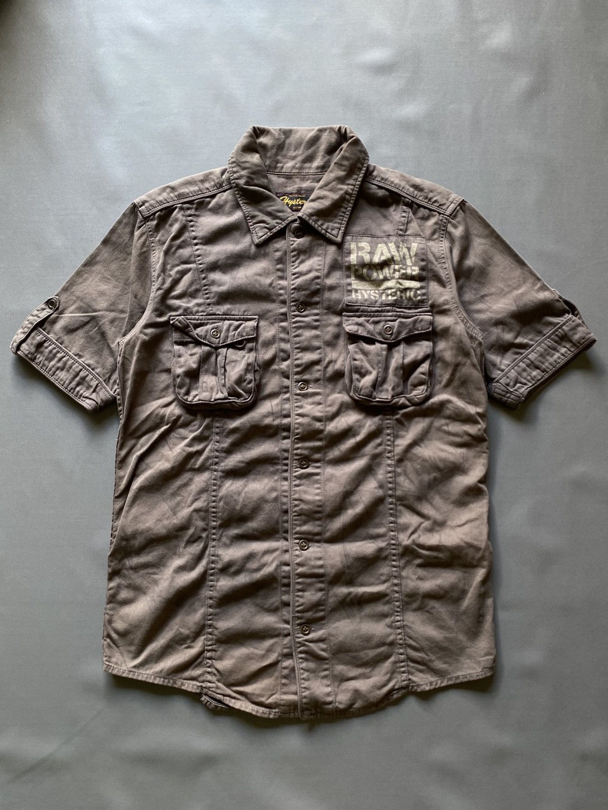 Hysteric Glamour Hysteric Glamour "RAW POWER" Button up Shirt Size US M / EU 48-50 / 2 - 1 Thumbnail