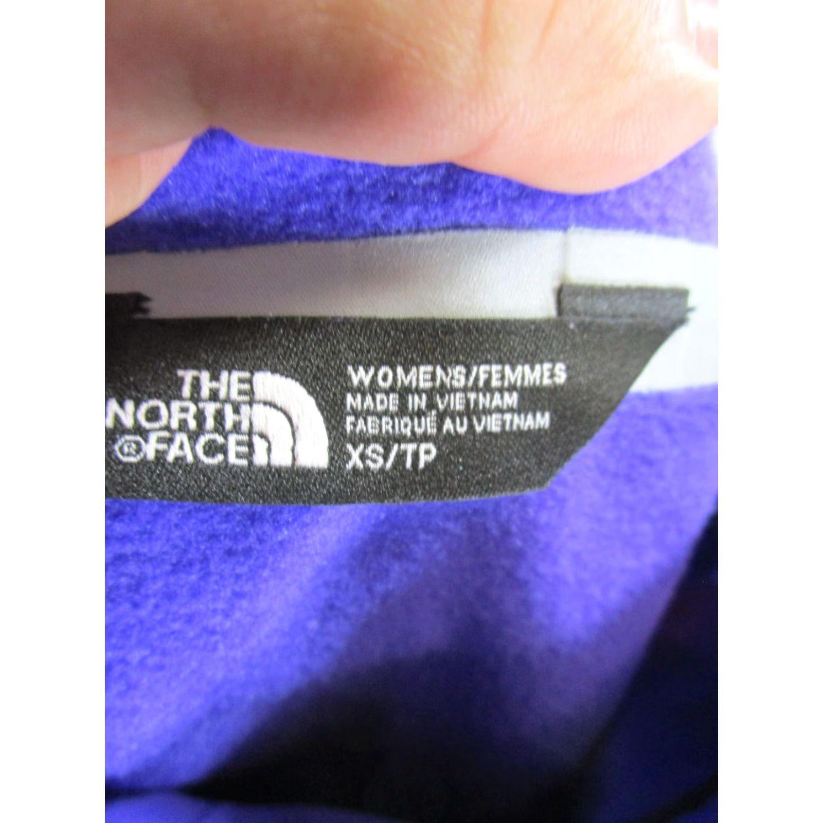 The North Face VINTAGE The North Face Hoodie Womens XS Pullover Purple Fleece Tear Size XS / US 0-2 / IT 36-38 - 7 Thumbnail