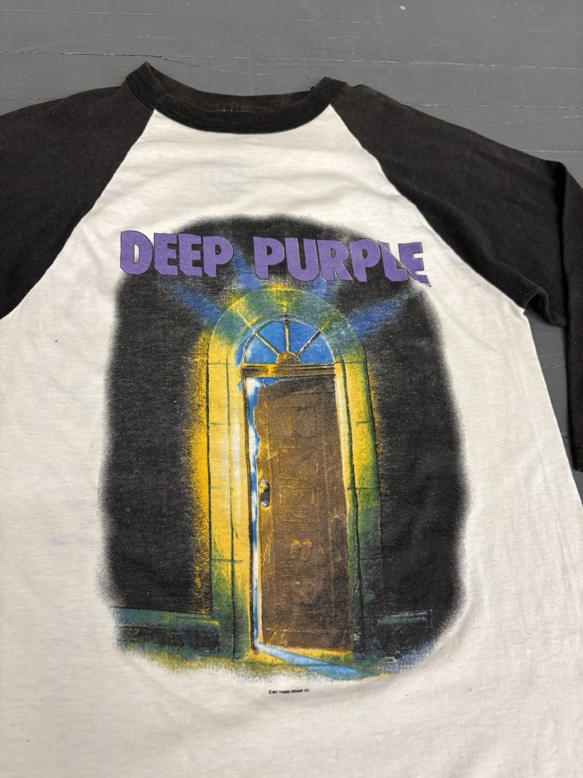 Band Tees × Vintage Vintage 1987 Deep purple the house of blue lights tee Size US L / EU 52-54 / 3 - 4 Thumbnail