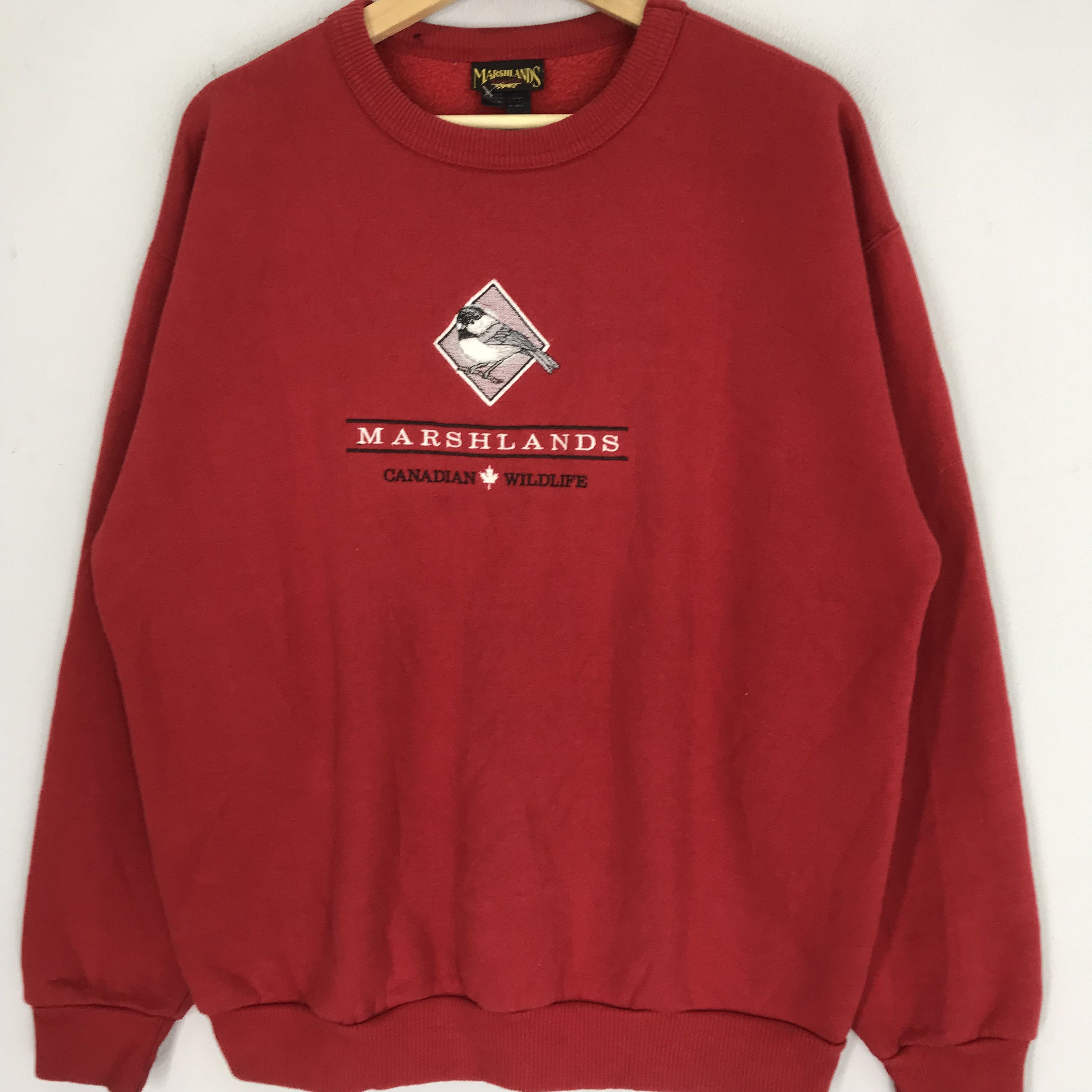 Habitat Vintage 90s Marshland Canadian Wildlife Habitat Sweatshirts Size US L / EU 52-54 / 3 - 3 Thumbnail