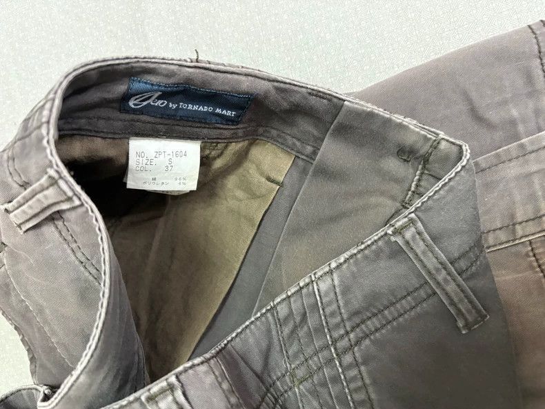 Yohji Yamamoto Vintage Tornado Mart Cargo Pants with Wrinkles-2506 Size 31" - 8 Thumbnail