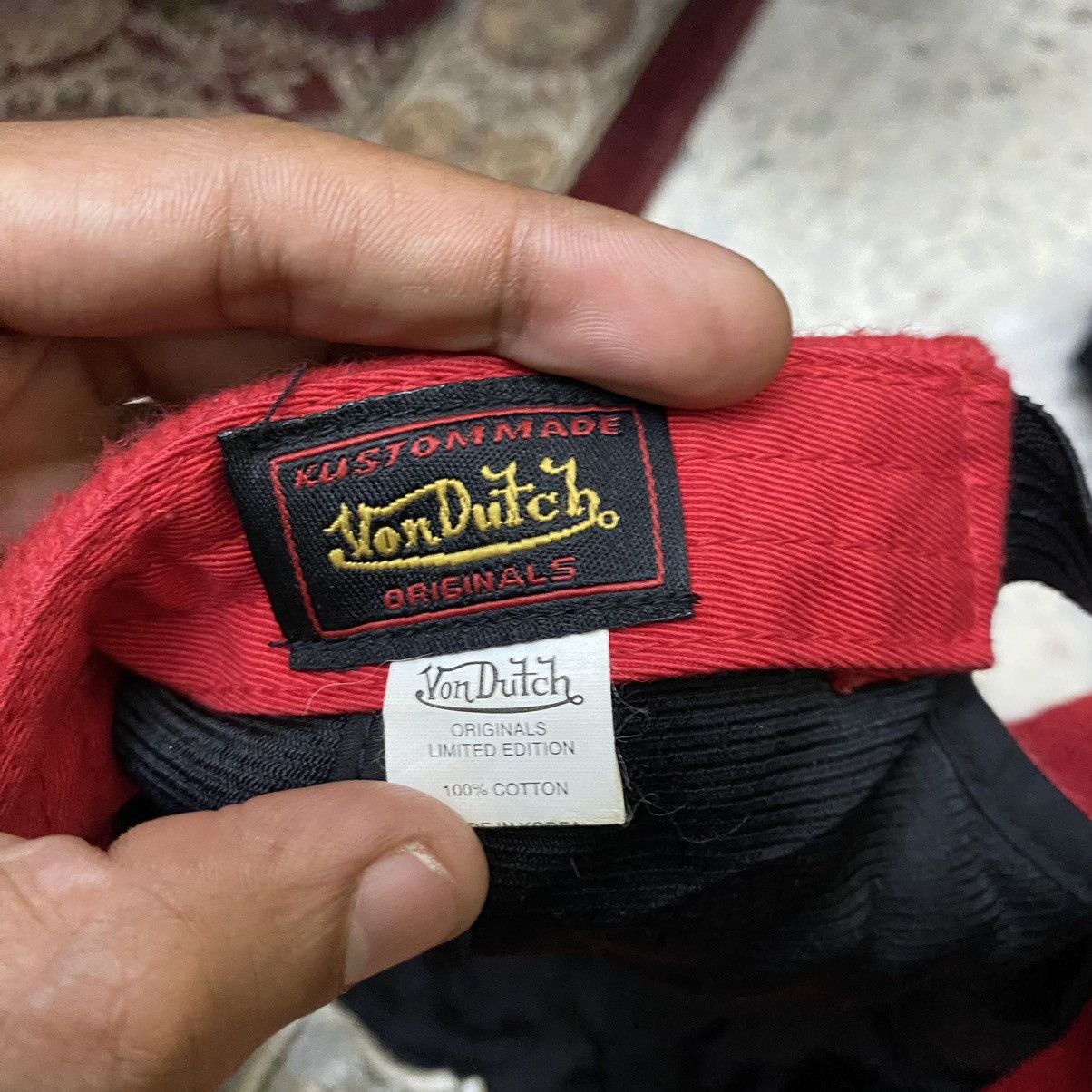 Von Dutch vintage von dutch wool hat embroidery logo Size ONE SIZE - 6 Thumbnail