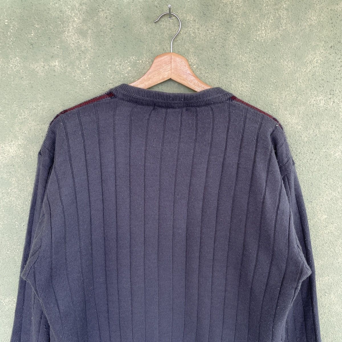 Aran Isles Knitwear × Japanese Brand Vintage Japan Kosugi Checkred Cardigan Knitwear Rare Size US M / EU 48-50 / 2 - 9 Thumbnail