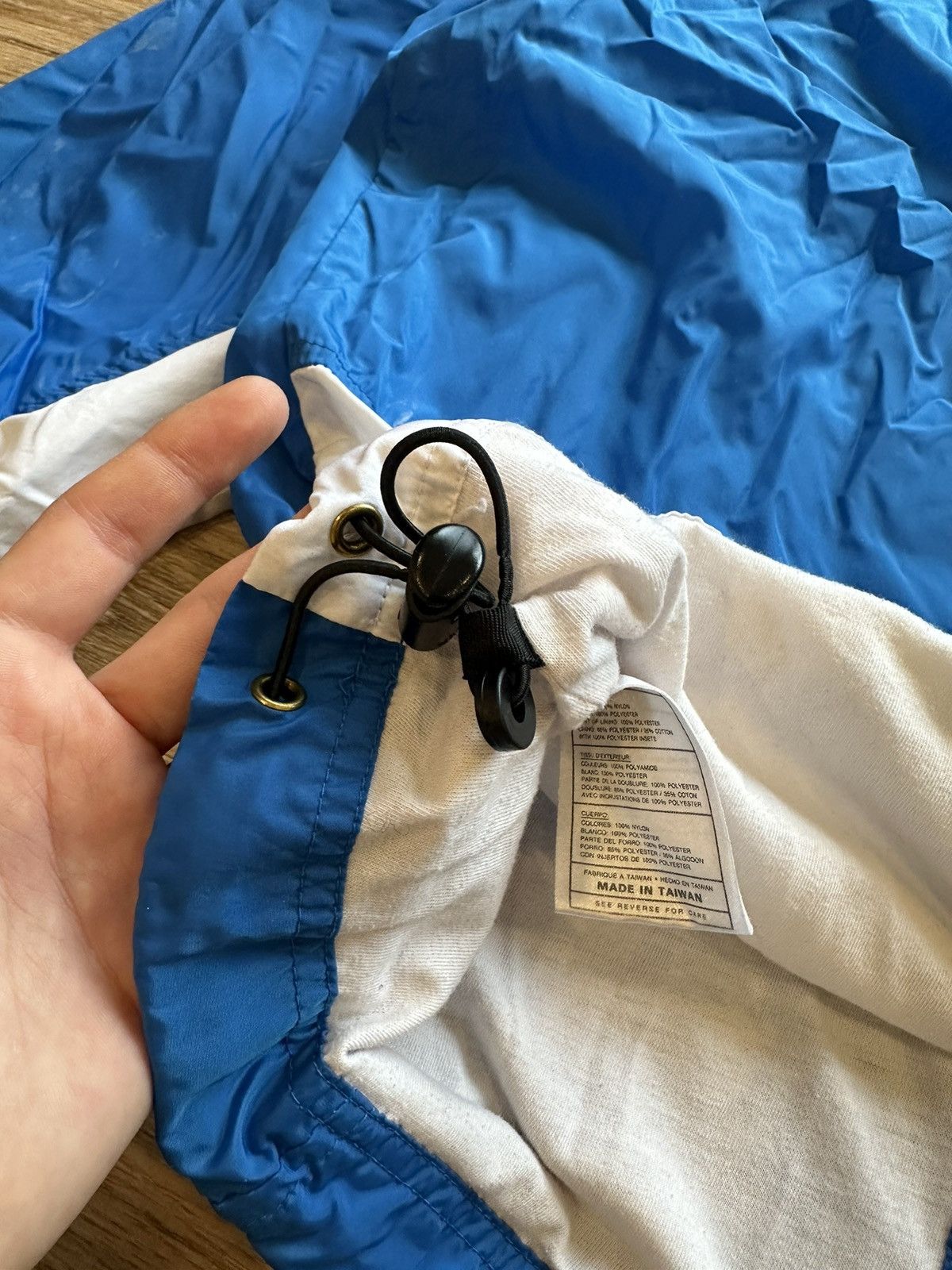 Nike × Vintage 90s Vintage Nike Nylon Retro Track Jacket Swoosh Logo Rare Size US XL / EU 56 / 4 - 10 Thumbnail