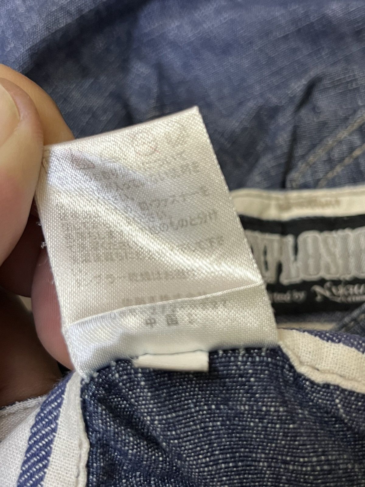 Japanese Brand SICK Y2K JAPANESE EXPLOSION BY NYLAUS DOUBLE WAIST JEANS Size US 30 / EU 46 - 18 Thumbnail