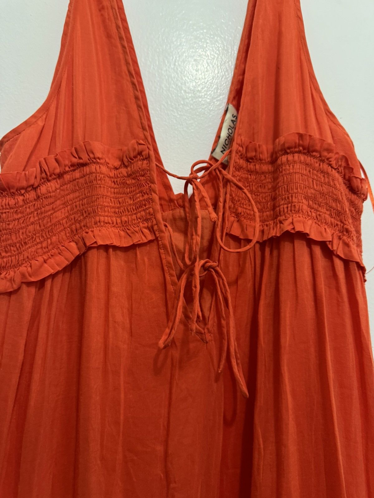 NICHOLAS NICHOLAS Myla Tie Maxi Dress red size 8 Size M / US 6-8 / IT 42-44 - 7 Thumbnail