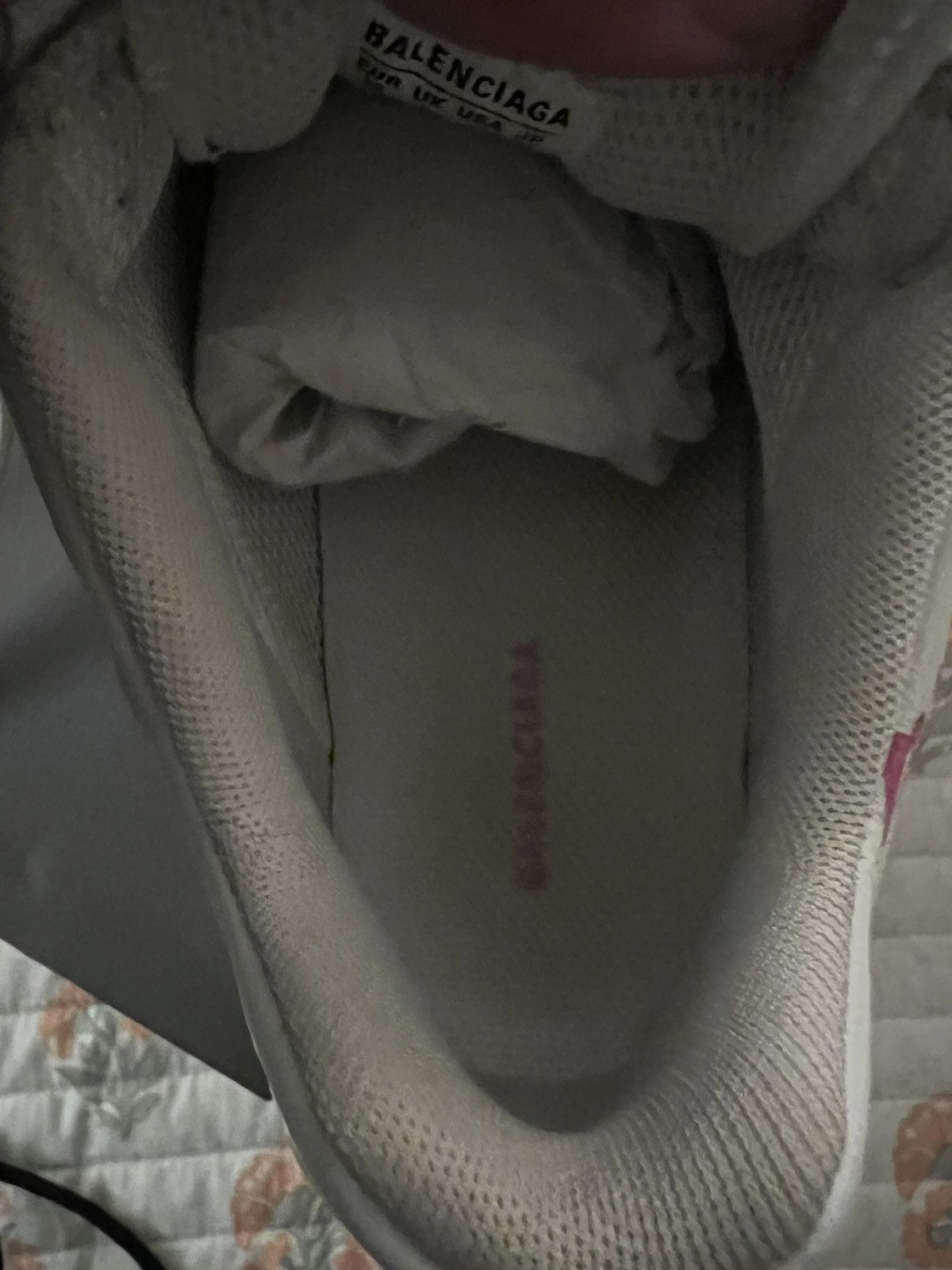 Balenciaga Balenciaga Triple S Large Print All Over in Pink Size US 5 / IT 35 - 8 Thumbnail