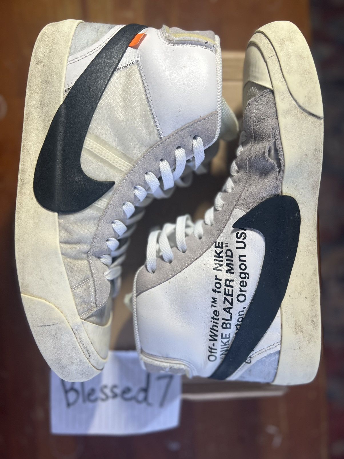 Nike × Off-White Off-White Blazer Mid White Size US 10 / EU 43 - 3 Thumbnail