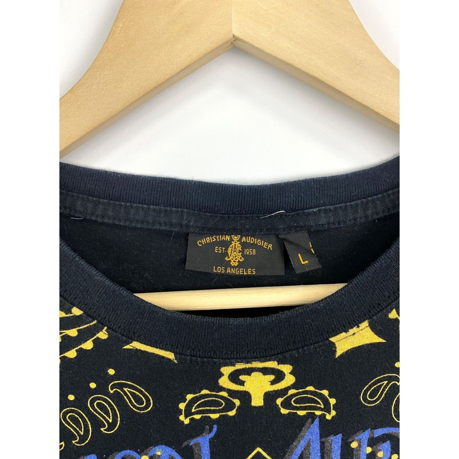 Vintage VINTAGE ED Hardy Christian Audigier Death or Glory T-Shirt M Black 90s Mens Size US M / EU 48-50 / 2 - 5 Thumbnail