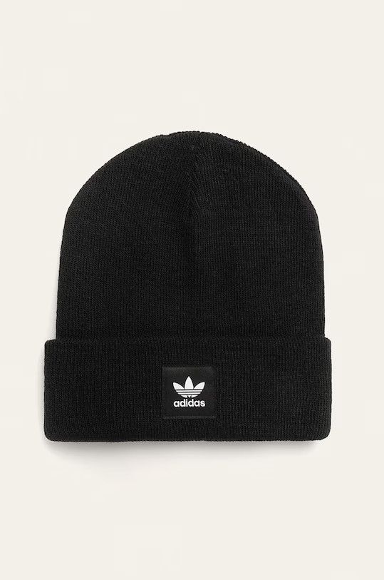 Adidas HAT Adicolor Originals ED8712 CUFF KNIT OSFM BLACK Size ONE SIZE - 1 Thumbnail