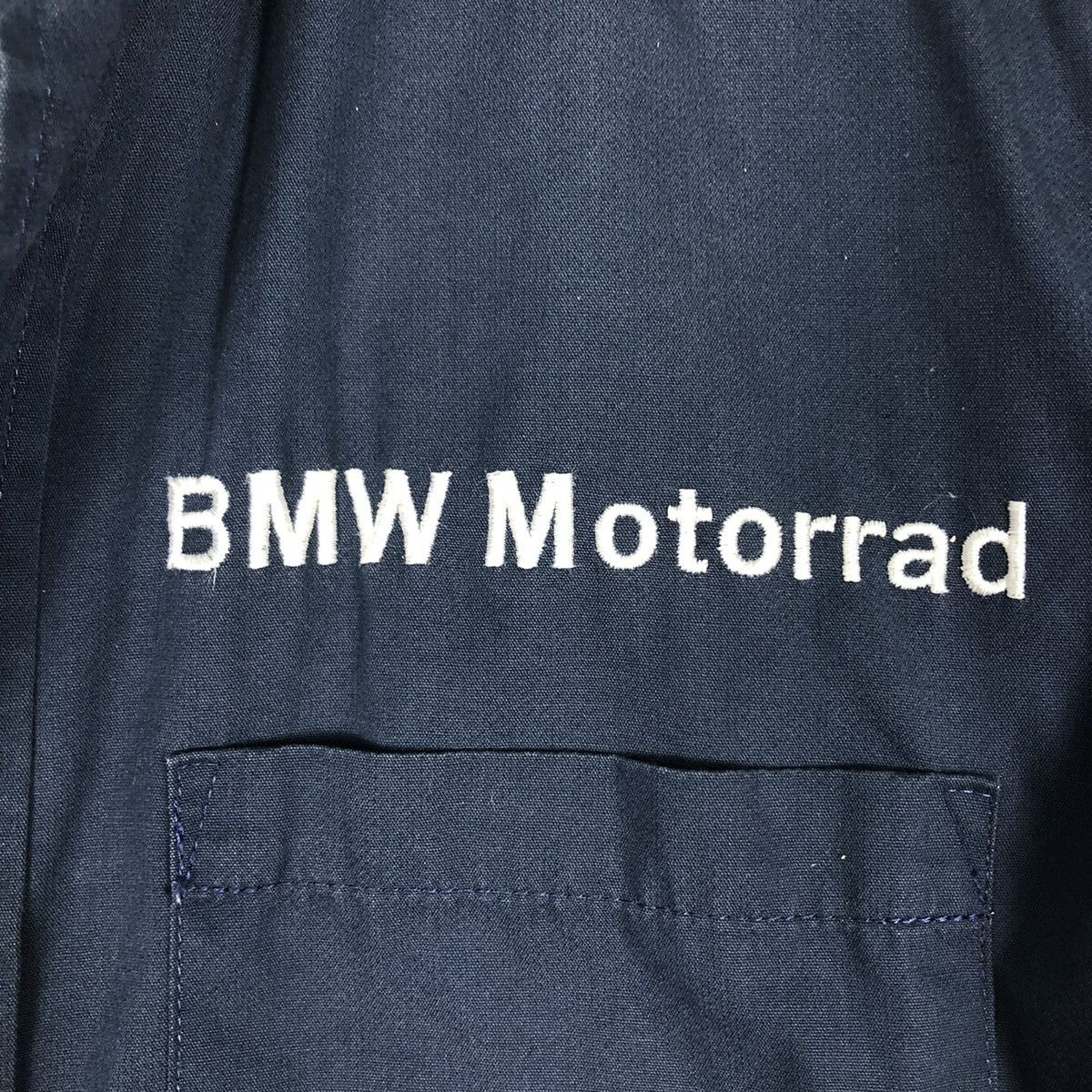 Japanese Brand 🔥VINTAGE WORK SHIRT RACING JACKET BMW MOTORRAD BIG LOGO Size US M / EU 48-50 / 2 - 18 Thumbnail