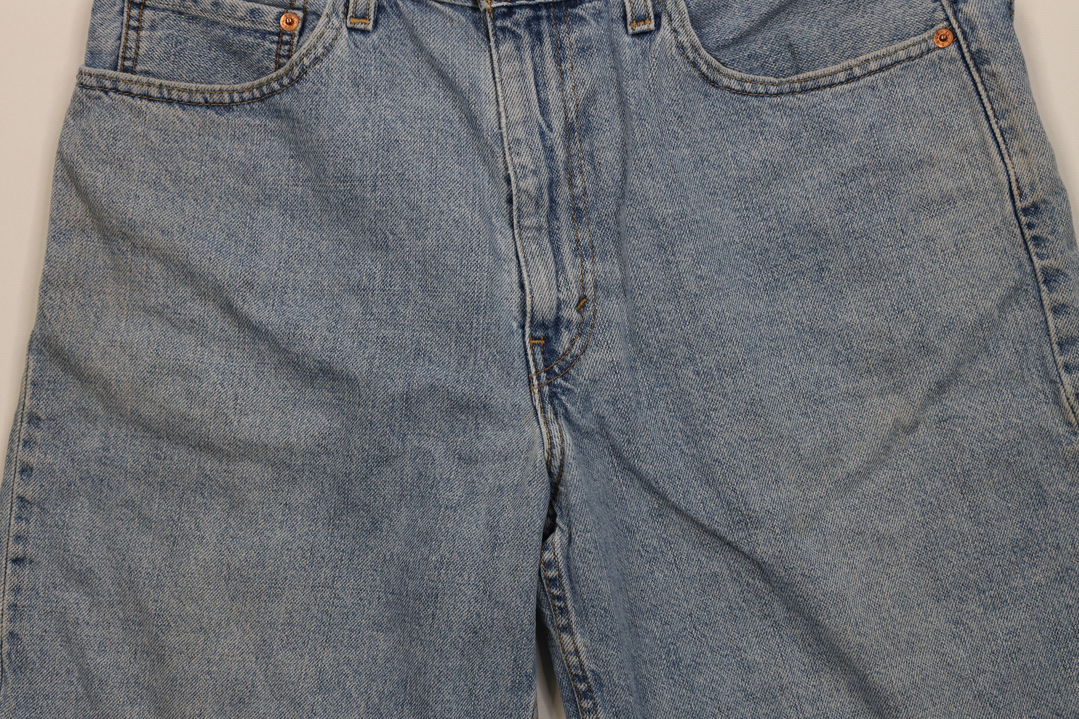 Levi's Vintage Y2K Levis 550 Relaxed Fit Denim Jean Shorts Jorts Size US 34 / EU 50 - 3 Thumbnail