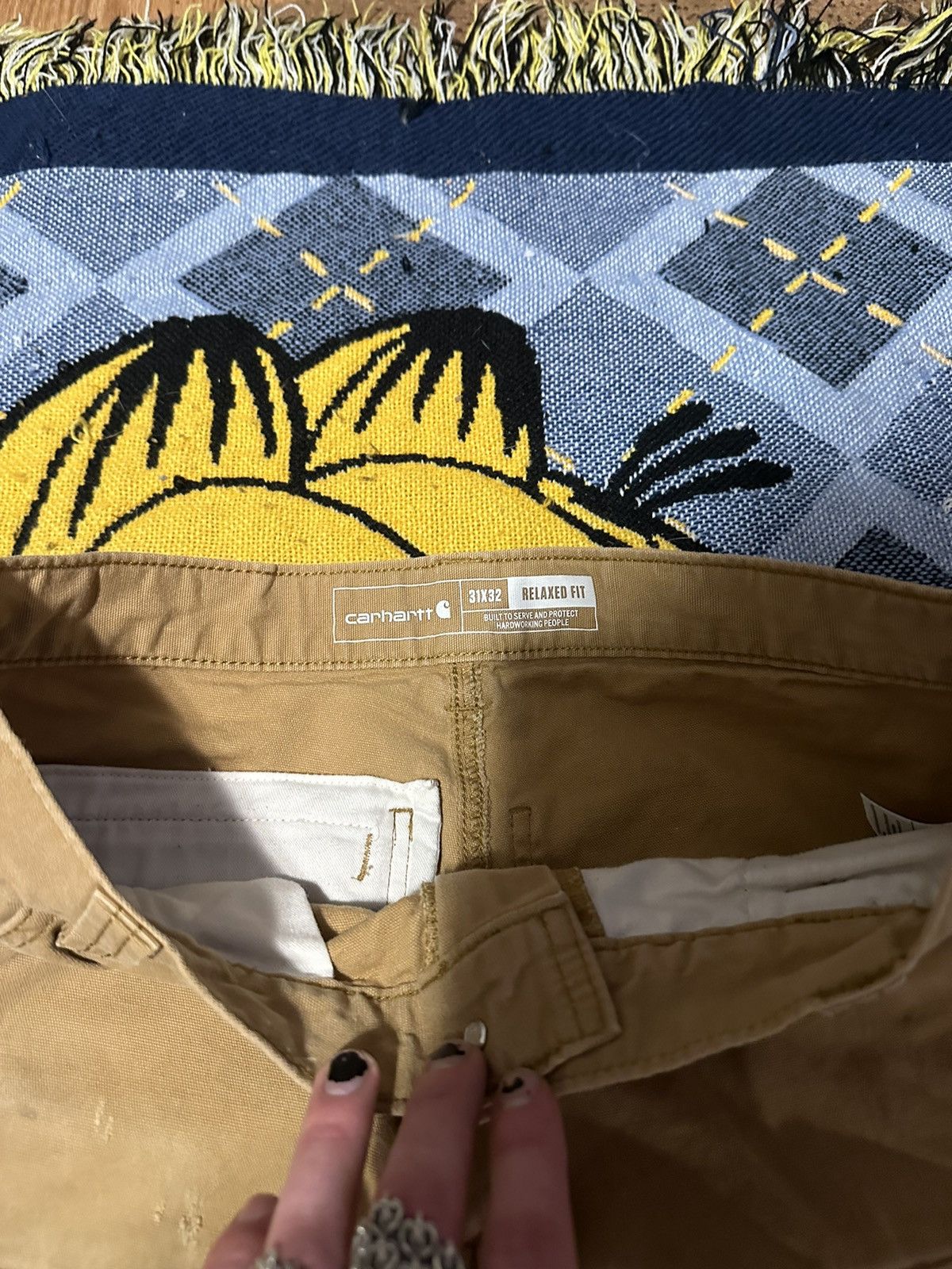 Carhartt Vintage Thrashed Carhartt Double Knee Size US 31 - 3 Thumbnail