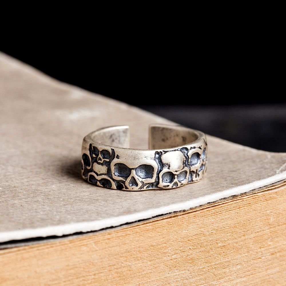 Other Retro Jewelry Rings Open Size Chrome Ring (Size 7-13) Size ONE SIZE - 1 Thumbnail