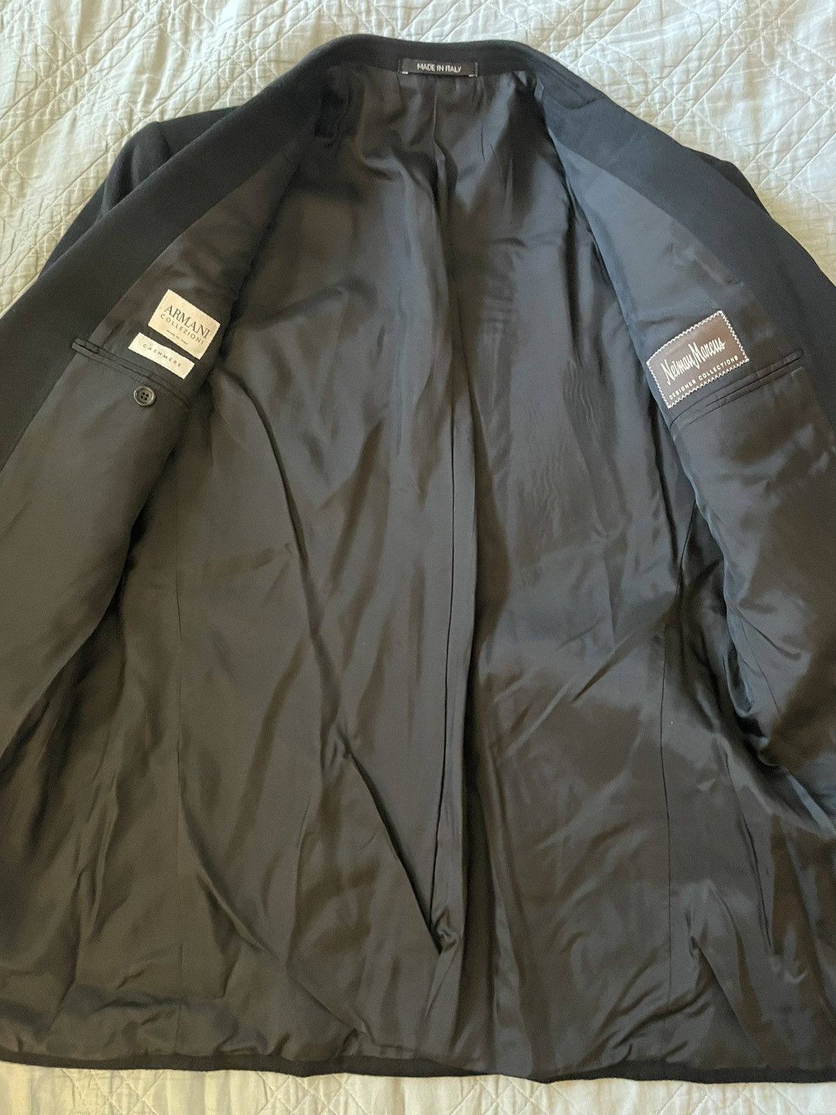 Armani Collezioni Cashmere Sport Coat Size 40S - 5 Thumbnail
