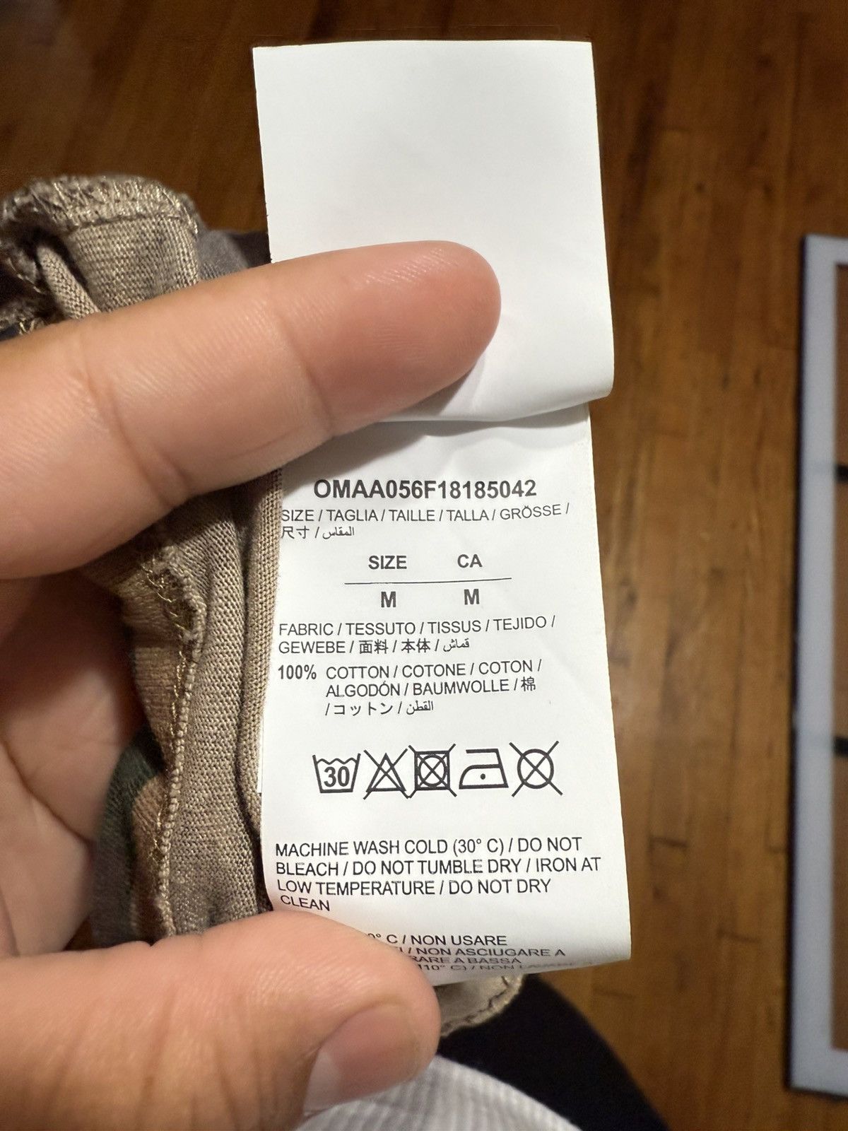 Off-White Off-White Camoflage Tee Size Medium Size US M / EU 48-50 / 2 - 7 Thumbnail