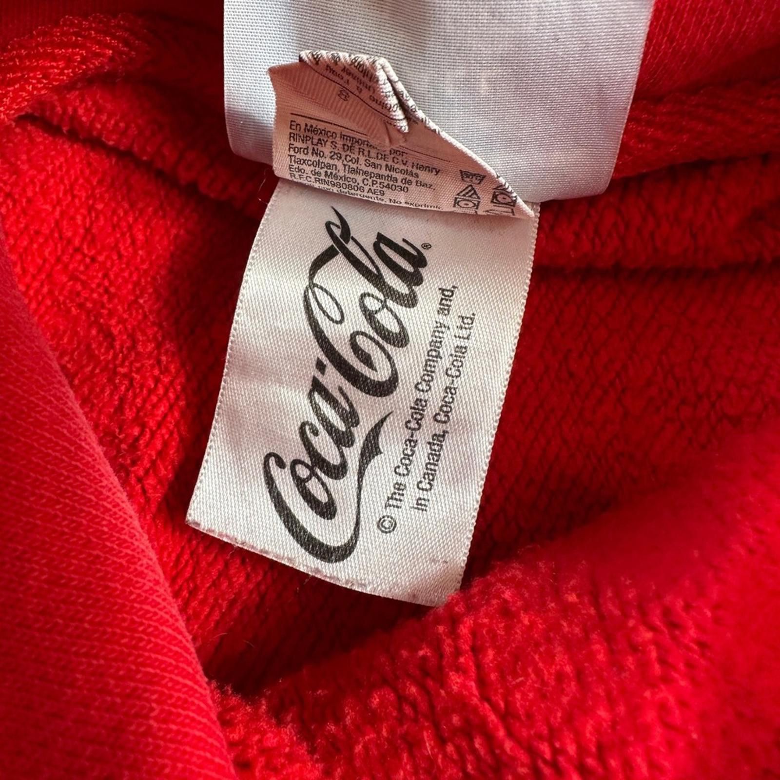 Champion Champion Coca Cola Distressed Hoodie Sweatshirt S Red Size US S / EU 44-46 / 1 - 5 Thumbnail