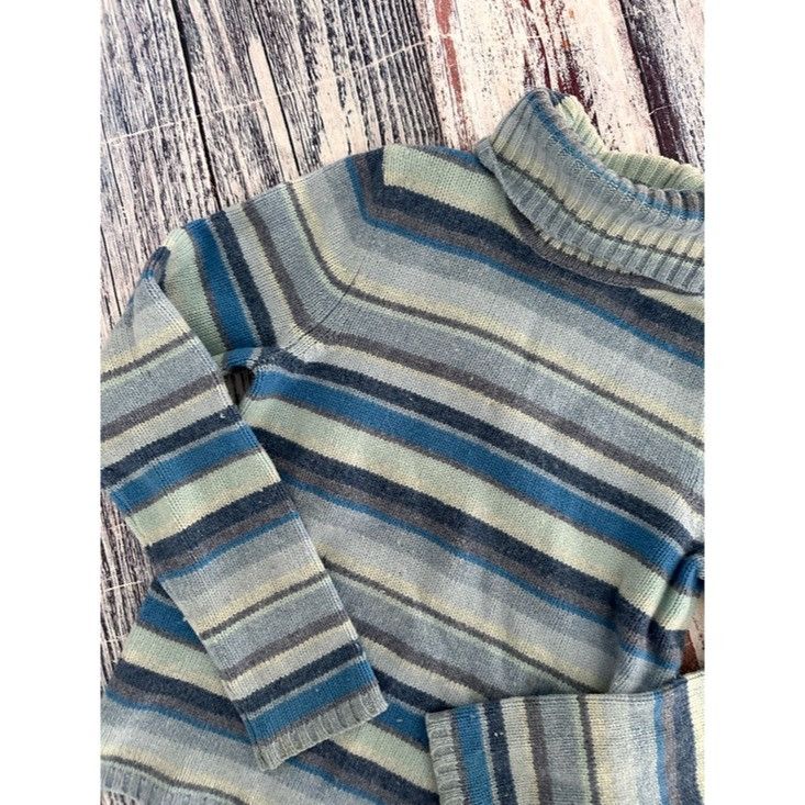 Ralph Lauren Vintage Ralph Lauren Wool Striped Turtleneck Sweater Size XS / US 0-2 / IT 36-38 - 3 Thumbnail