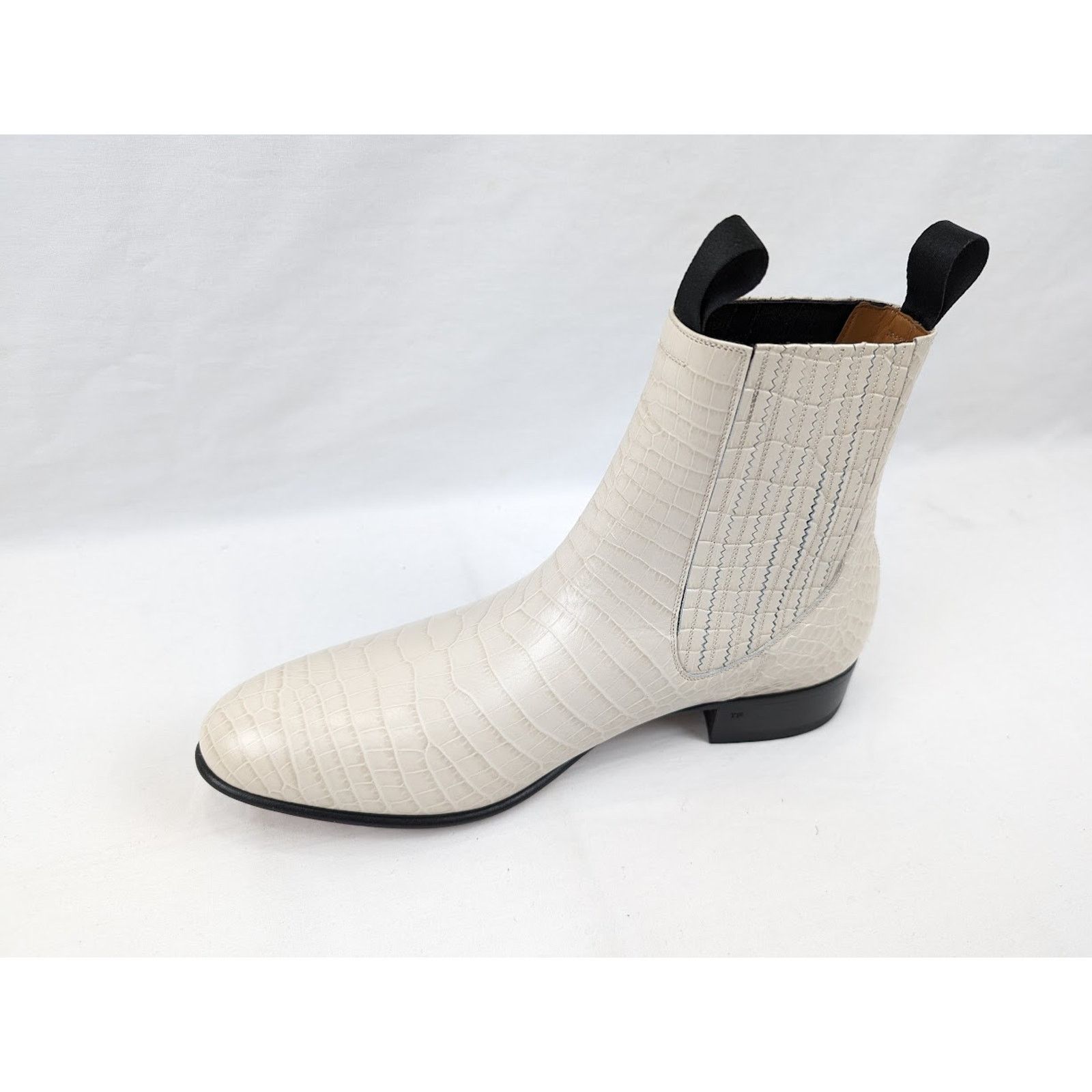 Tom Ford o1rshd1 Alligator-embossed Leather Boots in Ivory Size US 13 / EU 46 - 8 Thumbnail