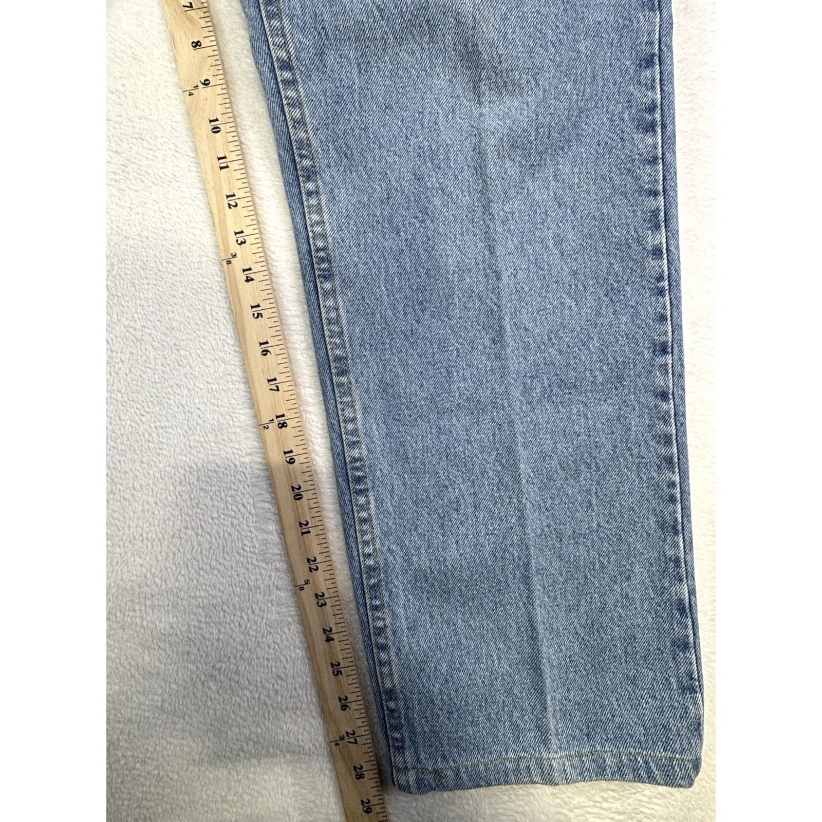 Lee Vintage 90s Lee Blue Light Wash Jeans Straight Relaxed Fit Men Size 36x36 Size US 36 / EU 52 - 4 Thumbnail