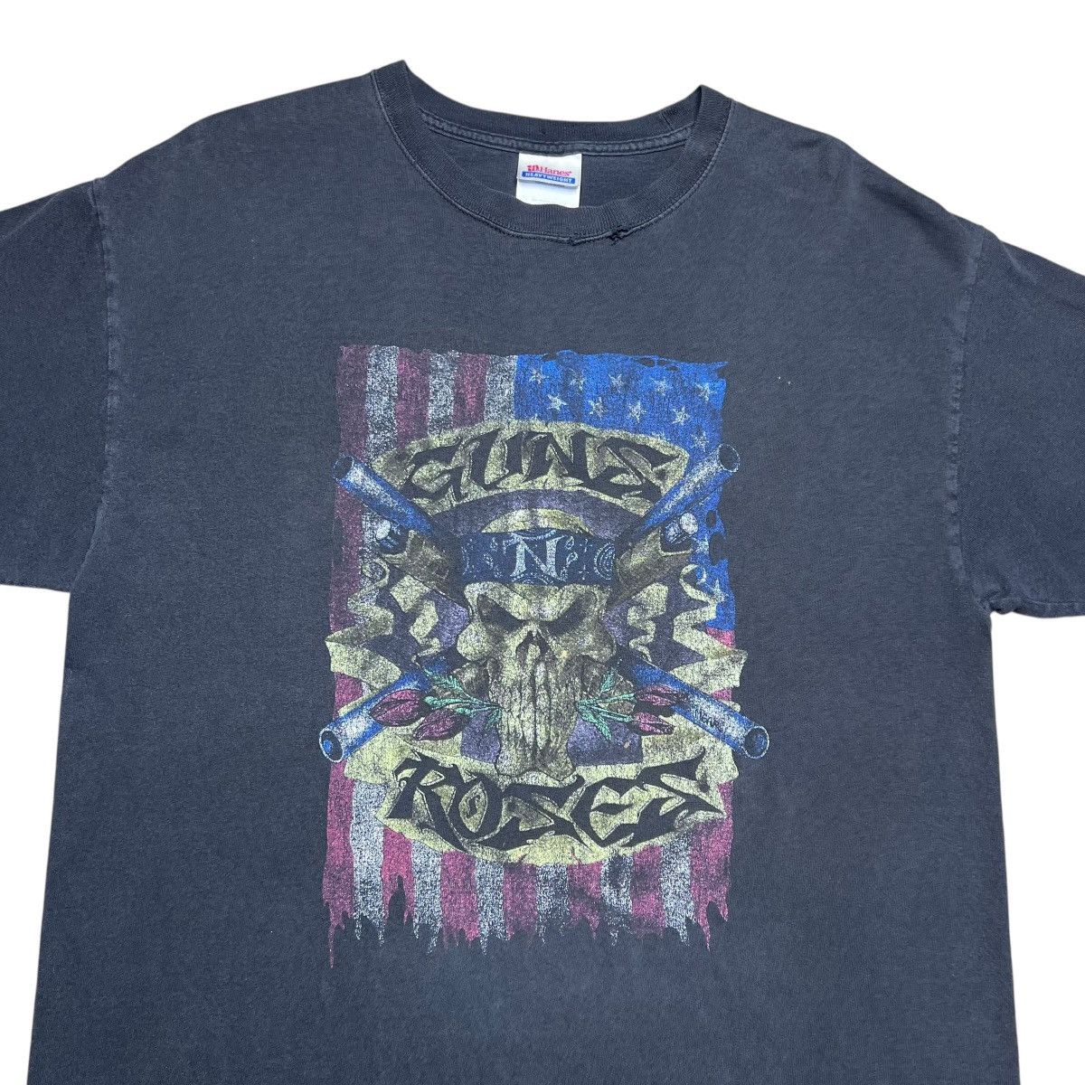 Band Tees Vintage 2000s Guns N’ Roses American Flag Band T-Shirt Size US L / EU 52-54 / 3 - 5 Thumbnail