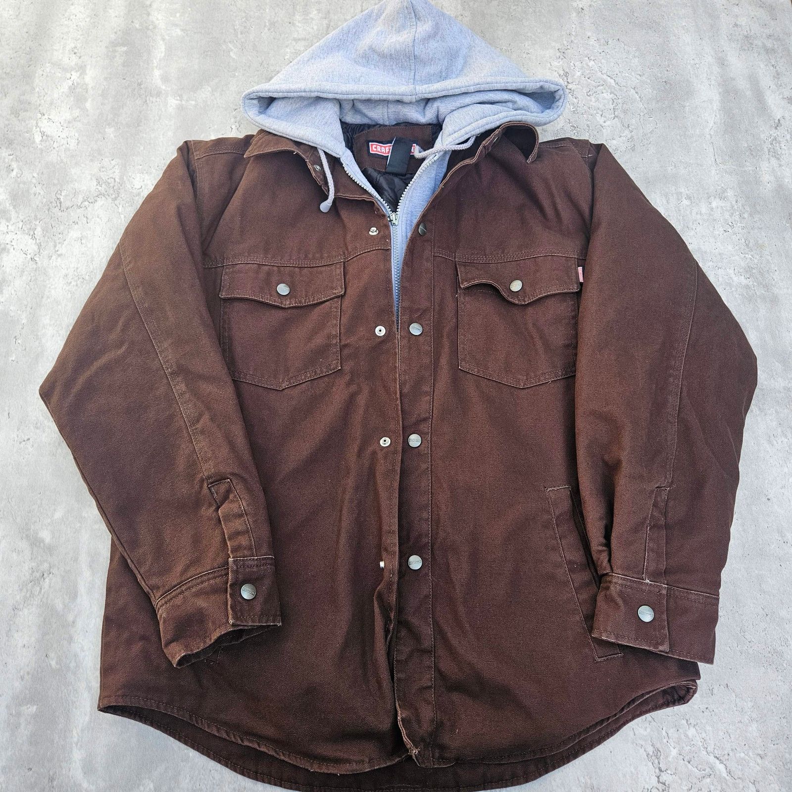 Craftsman Craftsman Canvas Jacket Hoodie Medium Work Jacket NWOT Brown Size US M / EU 48-50 / 2 - 1 Thumbnail