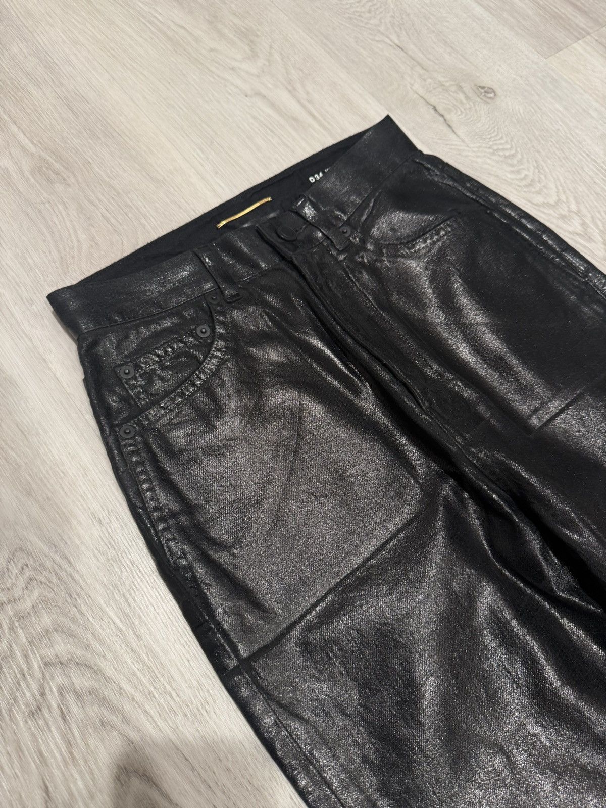 Saint Laurent Paris s/s 2020 waxed skinny denim!! Size US 26 / EU 42 - 3 Thumbnail